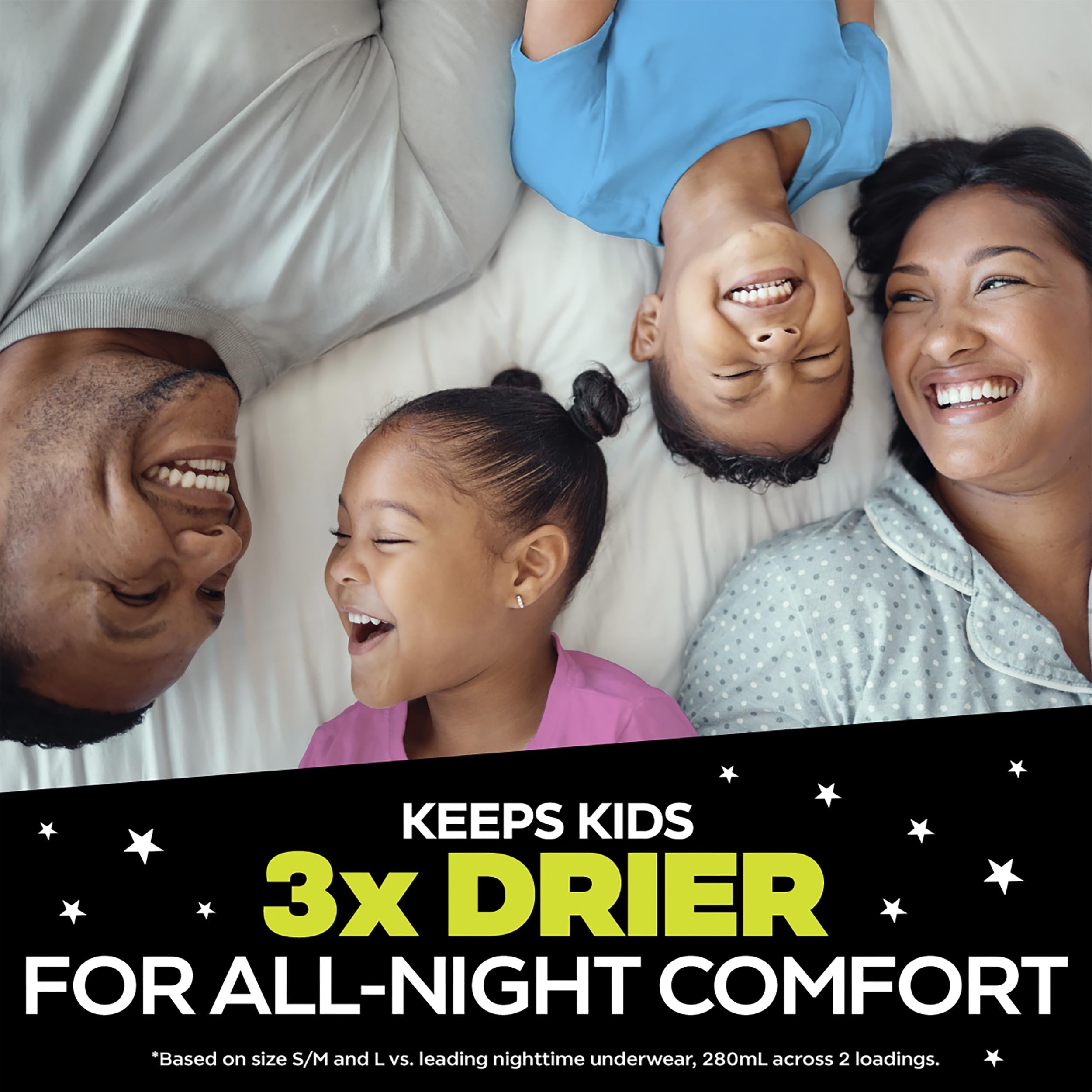 Ninjamas Boys Bedwetting Nighttime Underwear, Size L (64-95+ lbs), 34 Count, Overnight Protection, Ultra Absorbent, Hypoallergenic