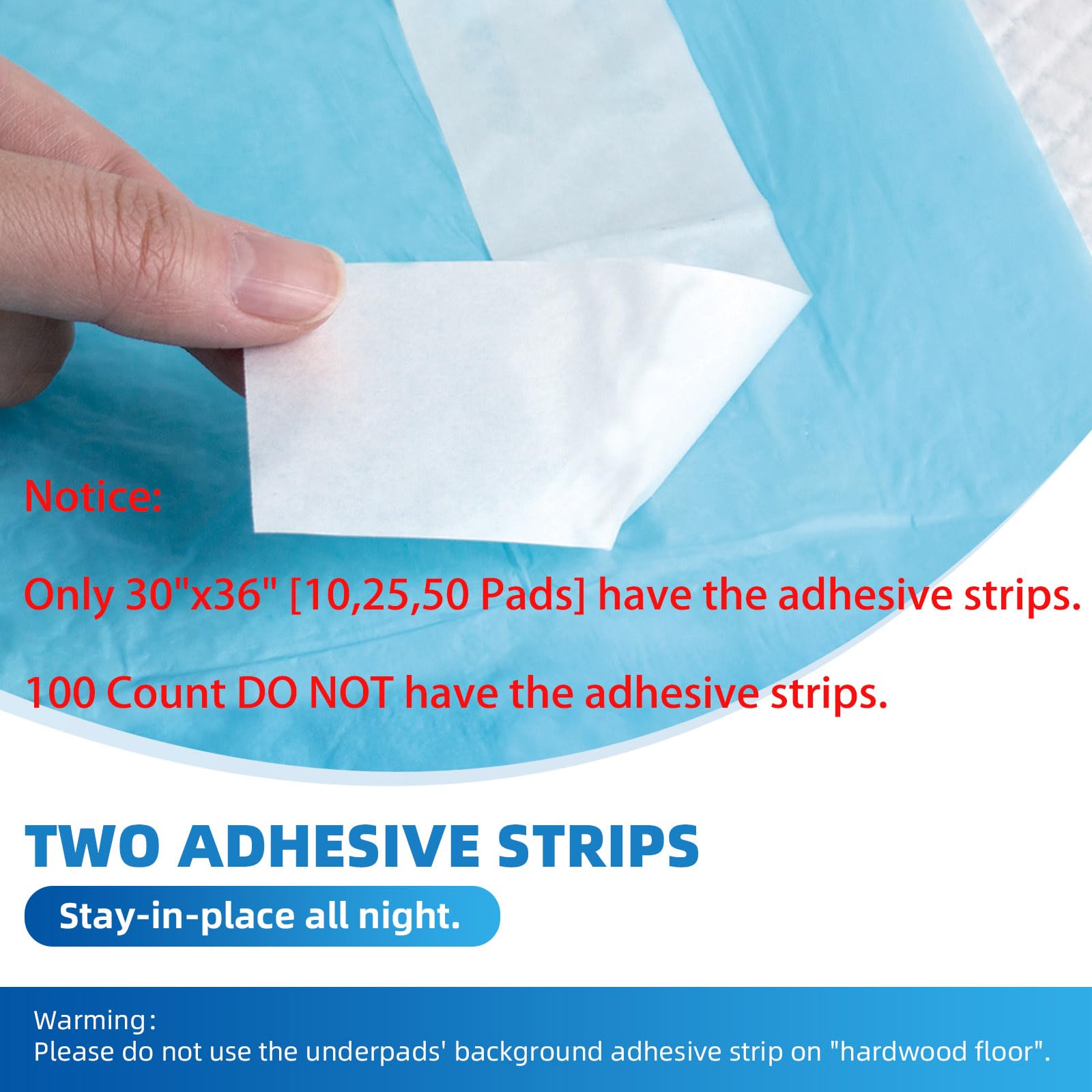 SOFYFINE Bed Pads with Adhesive Strip 30"x36" Thicken Elderly Adults Incontinence Underpads Disposable,Heavy Duty Absorbent Chucks Waterproof,XL Extra Large Puppy Pee Training Pad[25 Pads]