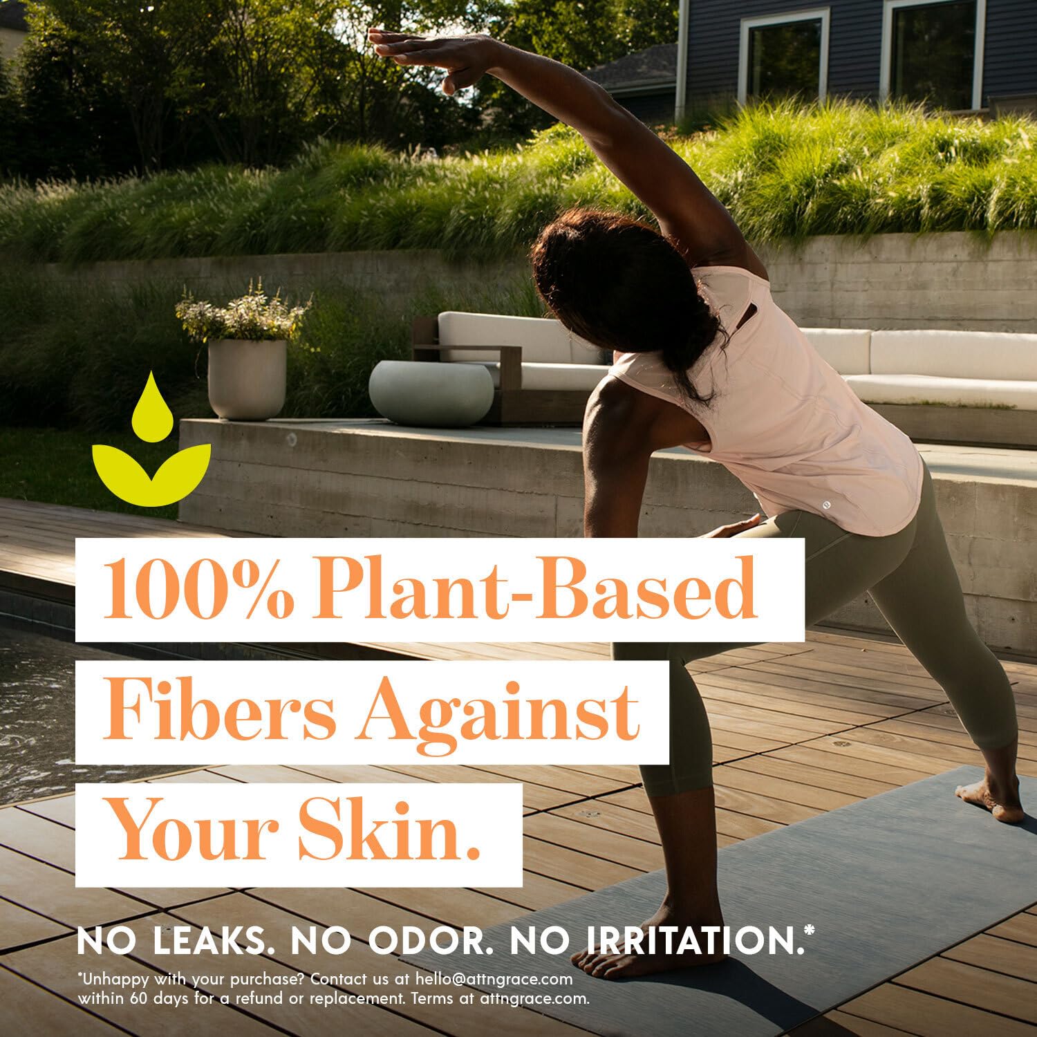 Attn: Grace Ultimate Incontinence Pads for Women, 28-Pack - High Absorbency, Breathable, Plant-Based - Overnight Pads for Heavy Bladder Leaks & Sensitive Skin