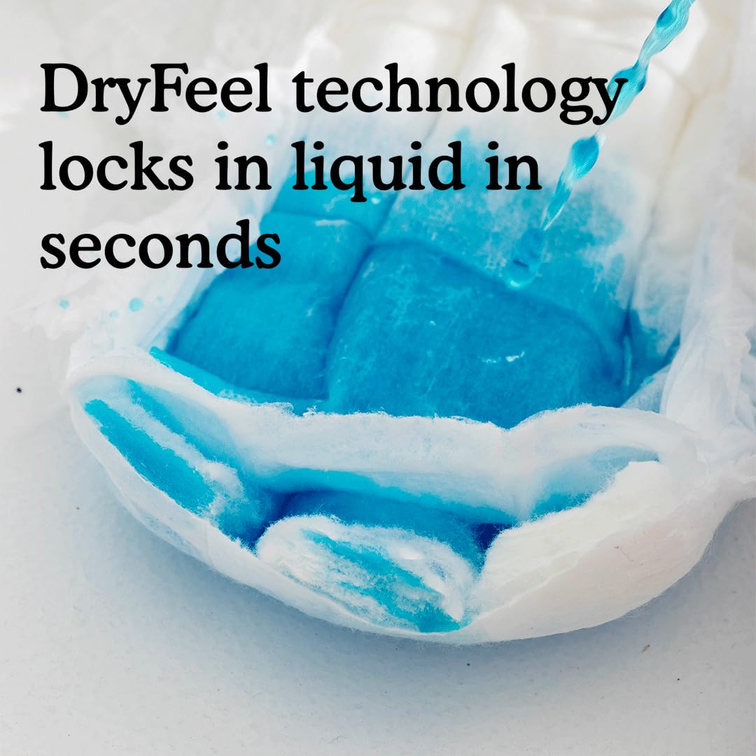 Because Overnight Absorbency Pull Ups - Adult Disposable Incontinence Underwear, Extra Absorbent Nighttime Briefs for Men and Women, White, Large, 20 Count