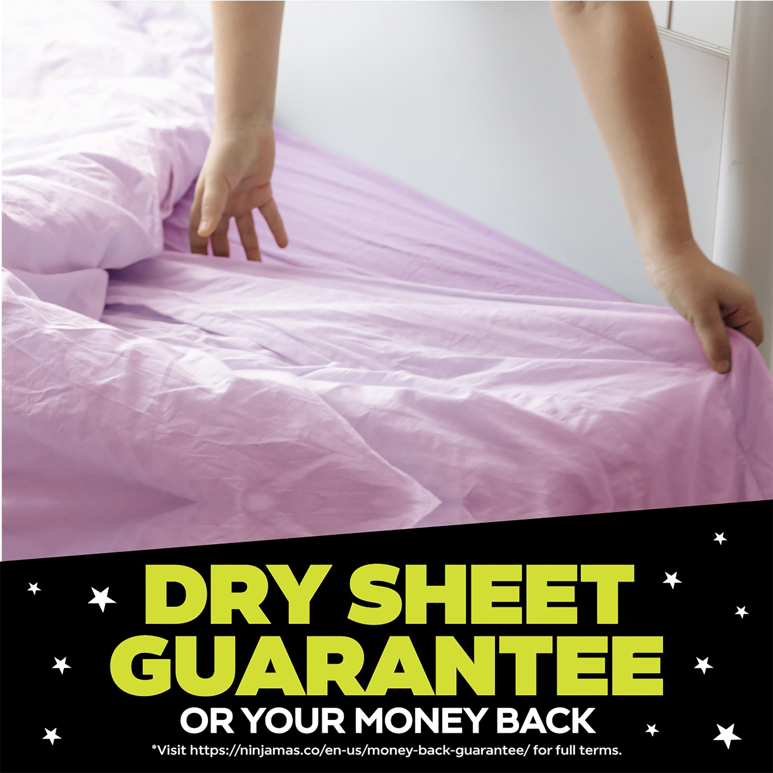 Ninjamas Girls Bedwetting Nighttime Underwear, Size L (64-95+ lbs), 34 Count, Overnight Protection, Ultra Absorbent, Hypoallergenic