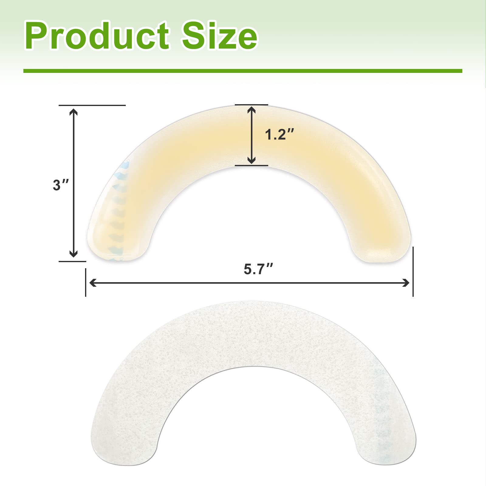 Carbou 20 Pcs Elastic Ostomy Barrier Strips - Medical Grade Hydrocolloid Waterproof Leak - Skin Adhesive Ostomy Barrier Tape for Colostomy Stoma Bags