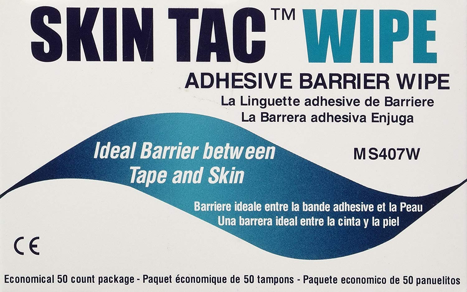 Skin-Tac Torbot H Adhesive Barrier Wipes 50 Count (2 Pack)