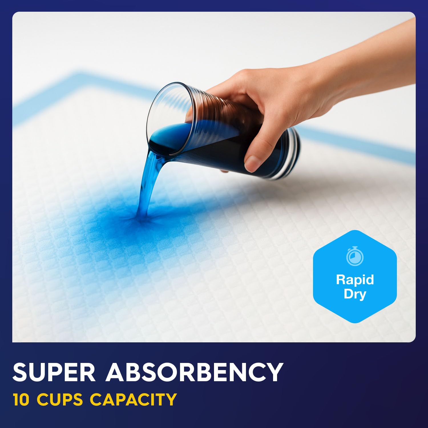 50 x PULP Incontinence Underpads 36" x 36" | XXXL Bed Pads Disposable Adult | Super Absorbency Chux Pads for Adults, Children & Babies | Incontinence Bed Pads & Pee Pads | FSA & HSA Eligible