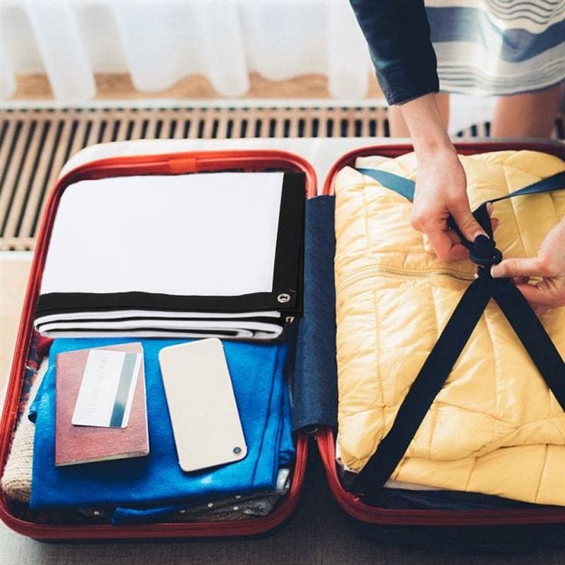 Japard 200 Inch Projector Screen Outdoor, 4K Full HD 3D 16:9 Canvas Material Double-Sided Projection, Foldable Portable, Extra Large for Home Outside Theater, Party