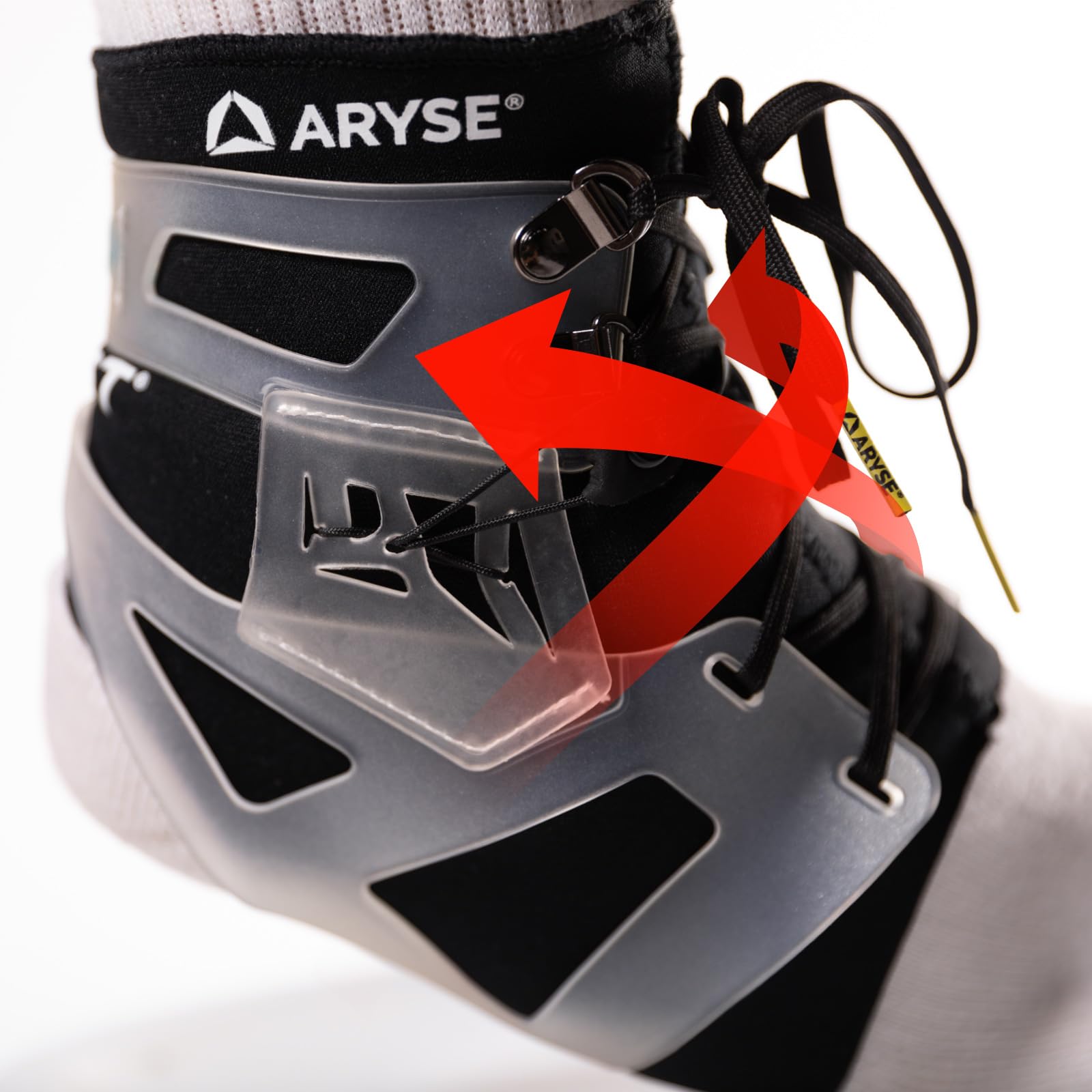 ARYSE IFAST Ankle Brace - Ankle Stabilizer For Men & Women - Great For Basketball, Volleyball, Soccer & More! (X-Small, Black, Single)