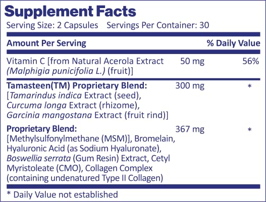 Nordic Healthy Living Joint Food AS SEEN ON TV | Powered by Clinically Studied Tamasteen | Joint Mobility and Comfort with Triple Action Joint Food (1 Month Supply)