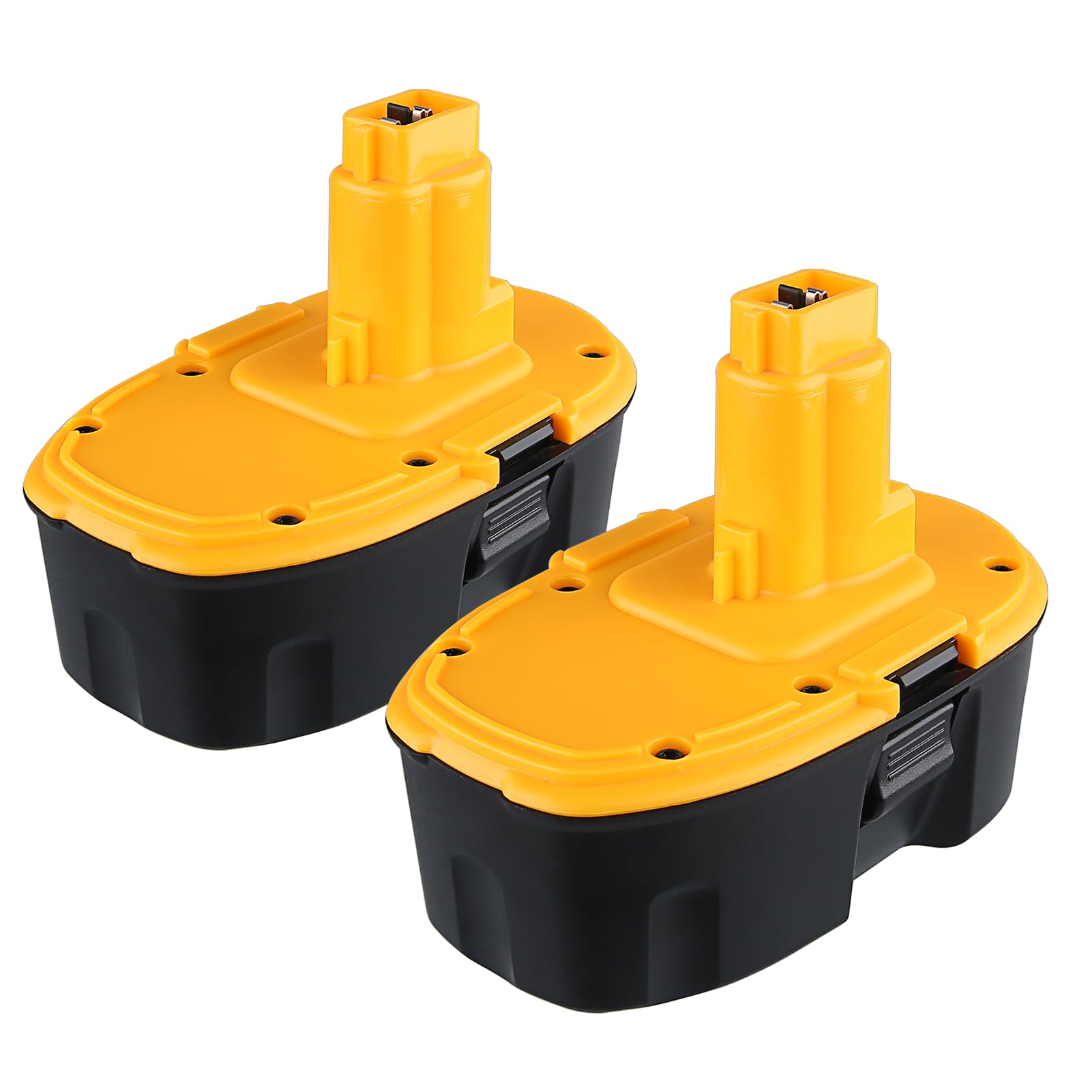 2Pack DC9096 18V 4.6Ah Replacement for Dewalt Battery Compatible with Dewalt 18V Battery DC9098 DC9099 DC970 DW9095 DW9096 DW9098 DW9099 DE9095 DE9096 DE9098 Cordless Power Tools
