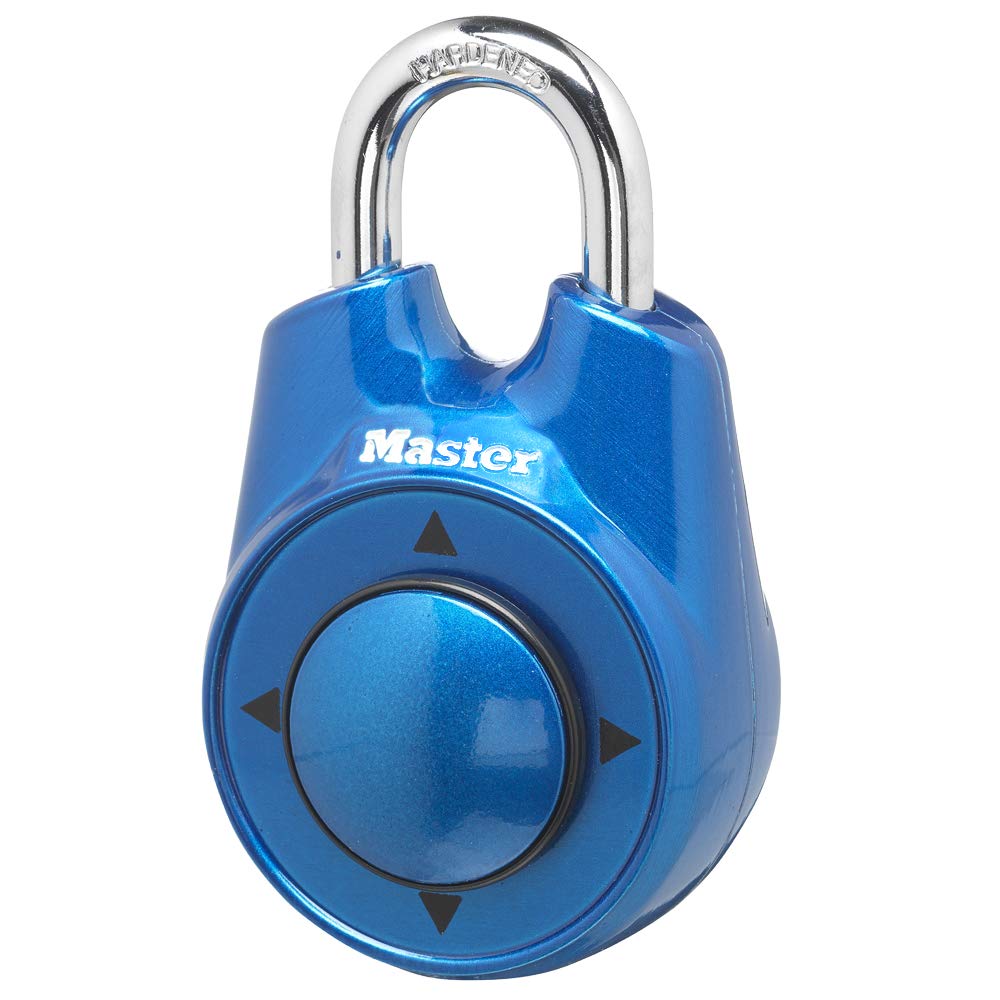 Master Lock 1500iD Set Your Own Directional Combination Padlock, Blue