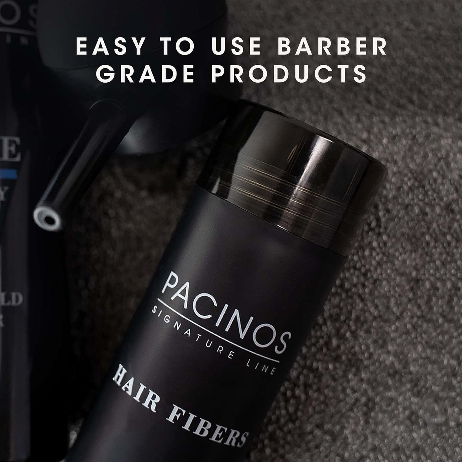 Pacinos Hair Fiber Kit - Conceal Thinning Hair Instantly with Fiber Hold Spray - Dark Brown