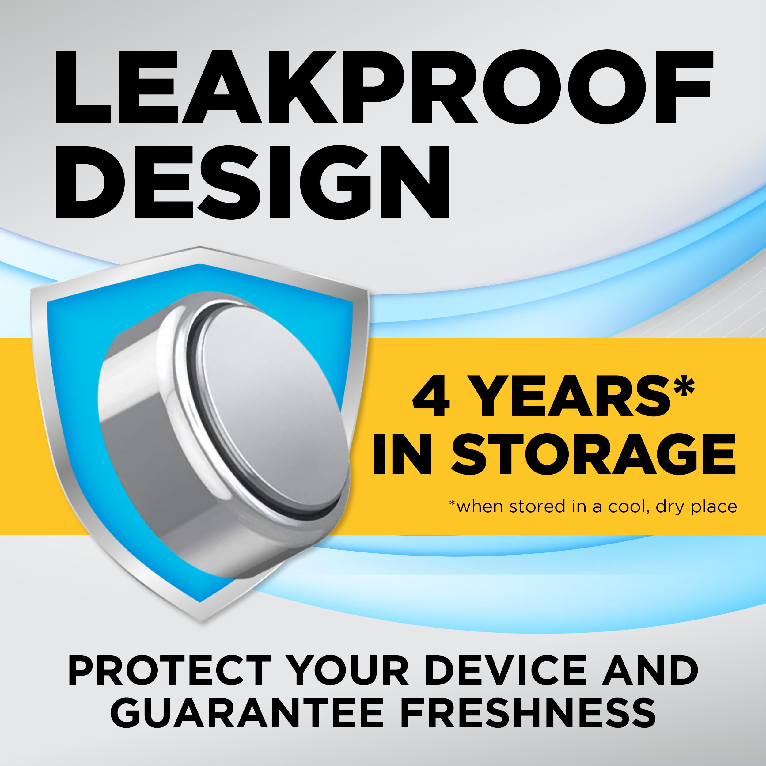 Powermax Size 10 Hearing Aid Batteries, 60 Count Long-Lasting Battery Pack, Yellow Long Tab for Easy Change