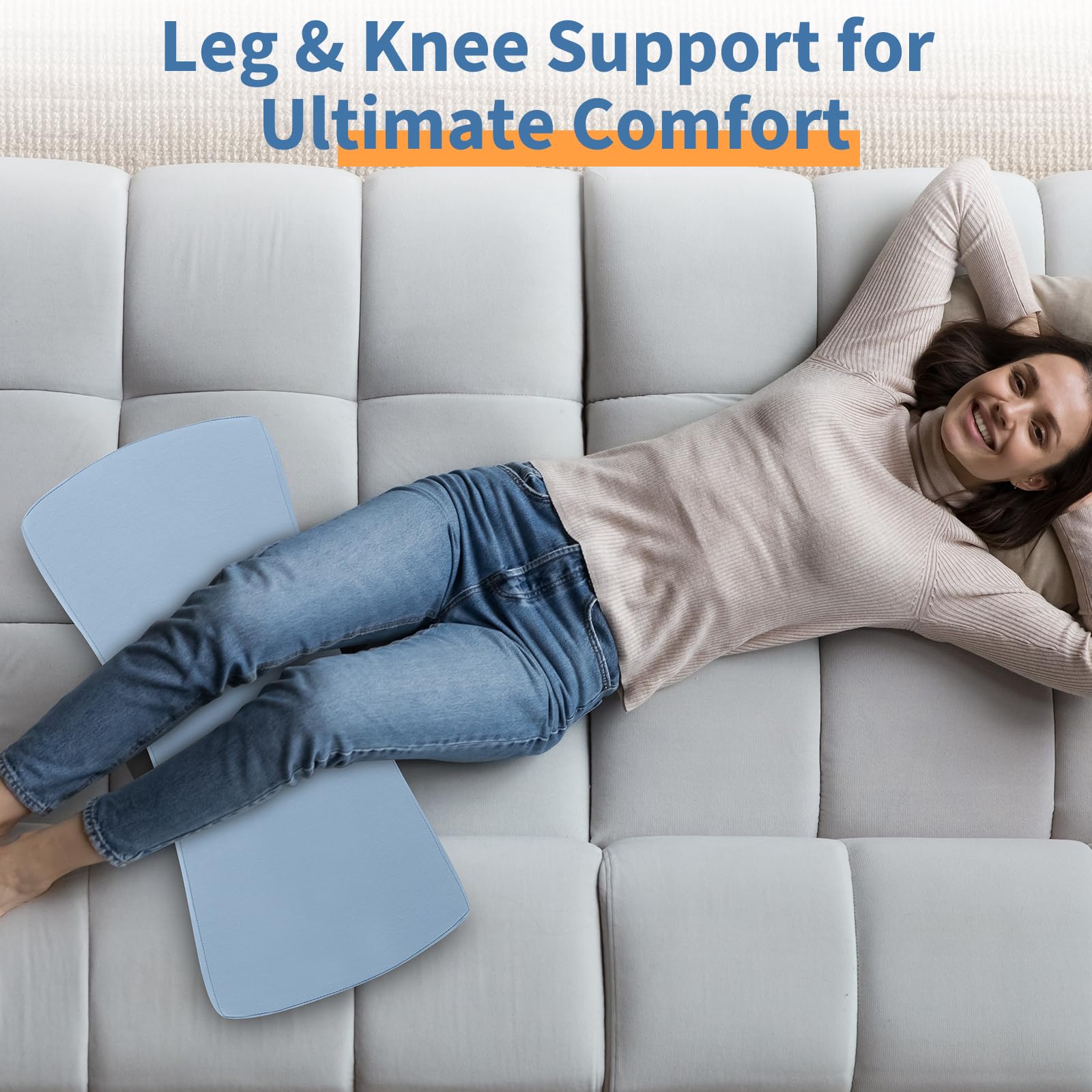 Lumbar Support Pillow for Bed Relief Back Pain: Lower Back Pillow for Sleeping - Memory Foam Waist Pillow - Back Wedge Bolster Pillow for Side, Back&Stomach Sleepers - Bed Rest Pillow for Car, Sofa