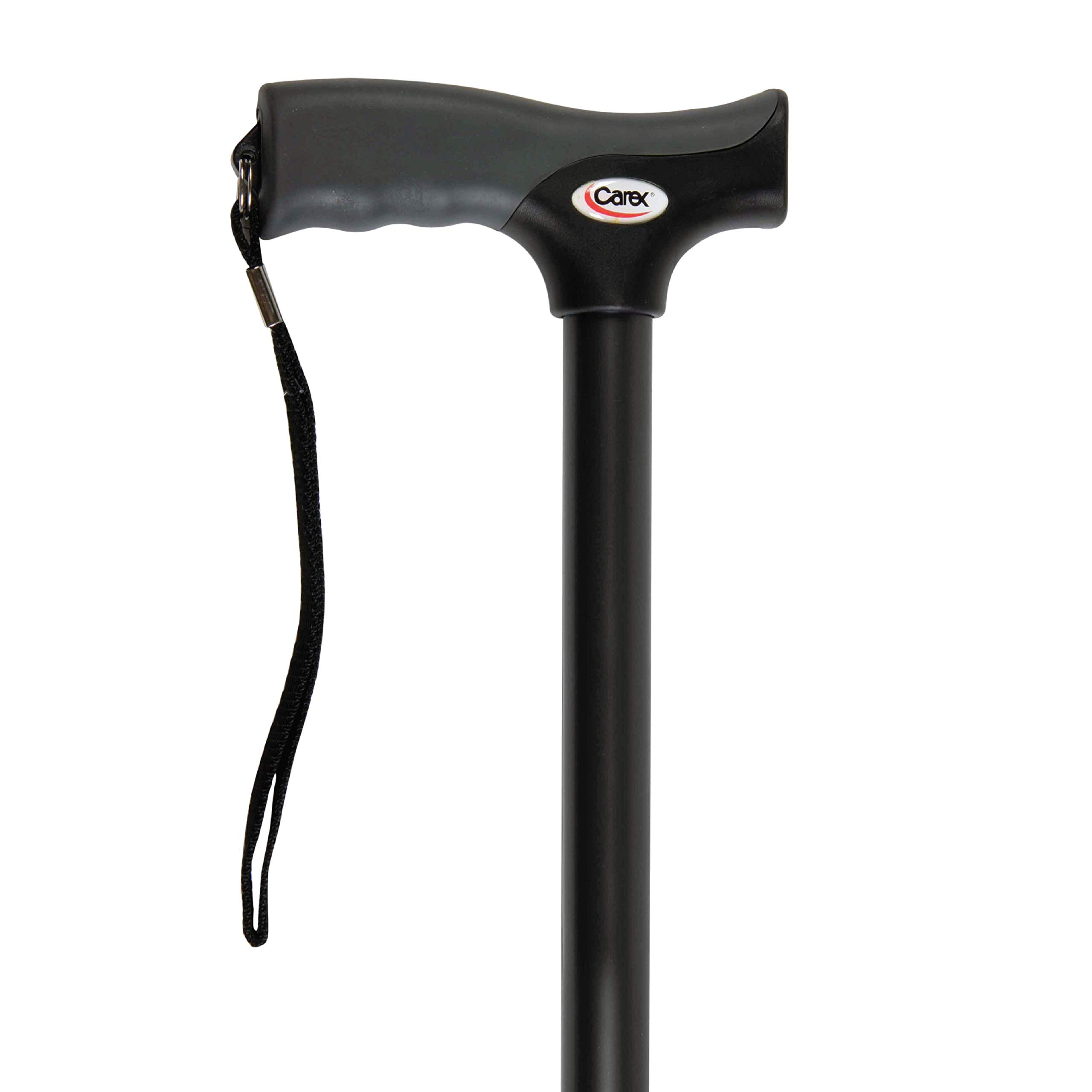 Carex Health Brands FGA52000 Black Soft Grip Derby Cane