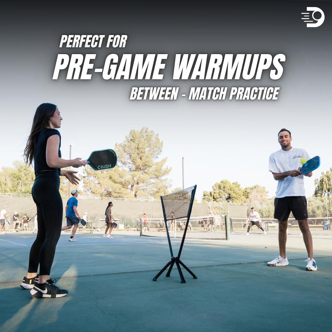 Dinkaroo™ Mini Portable Practice Pickleball Net – Pop-Up Practice Net for Dinks, Volleys & Warm-Ups – Lightweight, Compact, and Travel-Ready (Patent Pending)