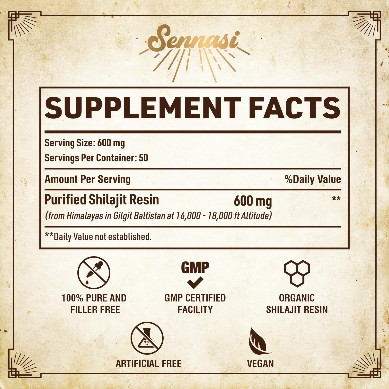 Shilajit Pure Himalayan Organic Shilajit Resin - 600mg Maximum Potency Natural Organic Shilajit Resin with 85+ Trace Minerals & Fulvic Acid for Energy, Immune Support, 30 Grams (1 Pack)