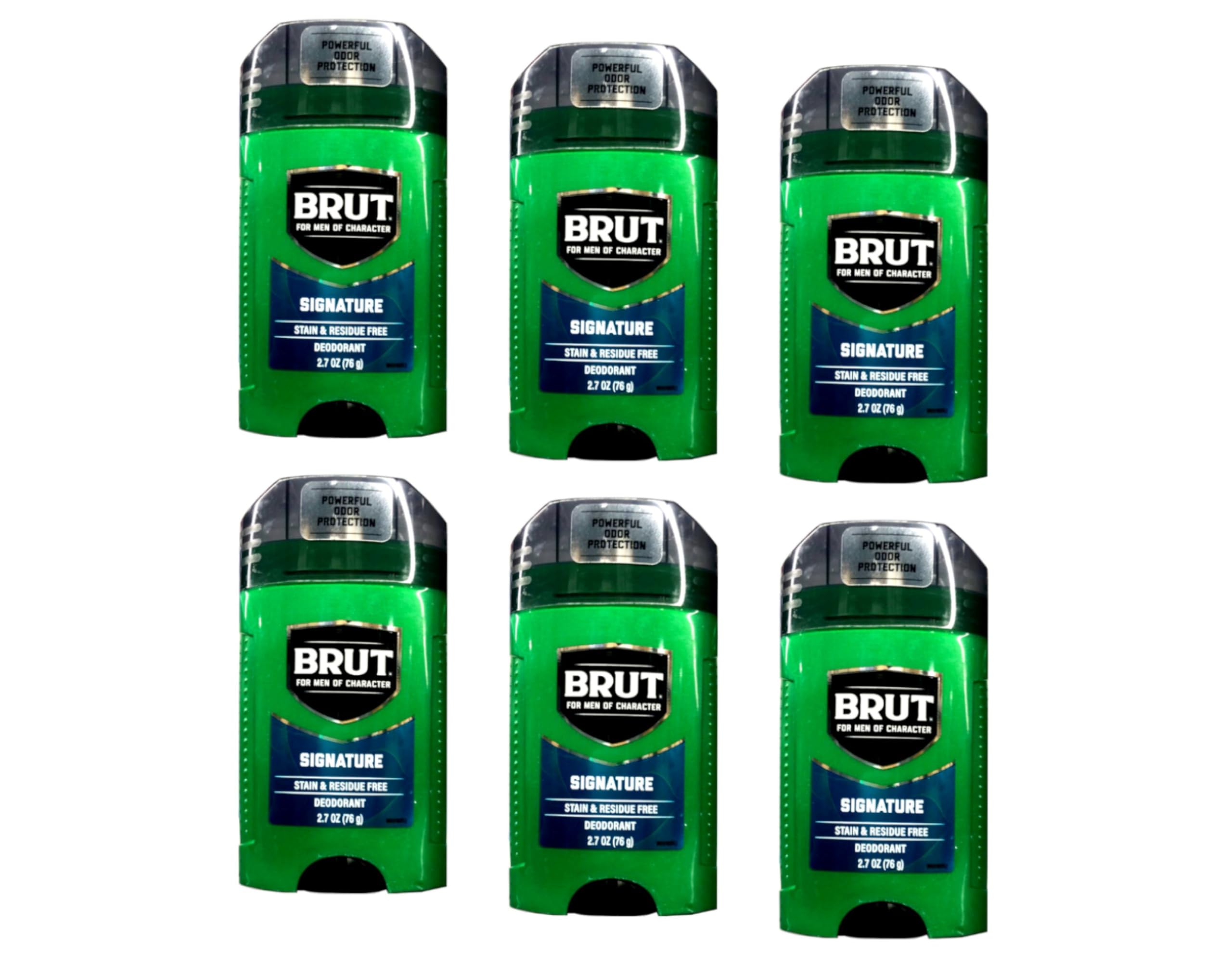 Brut Deodorant Signature Scent 2.7 Oz. (6 Pack)