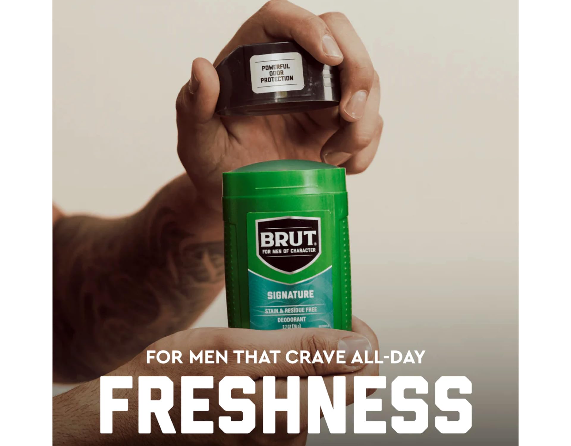 Brut Deodorant Signature Scent 2.7 Oz. (6 Pack)