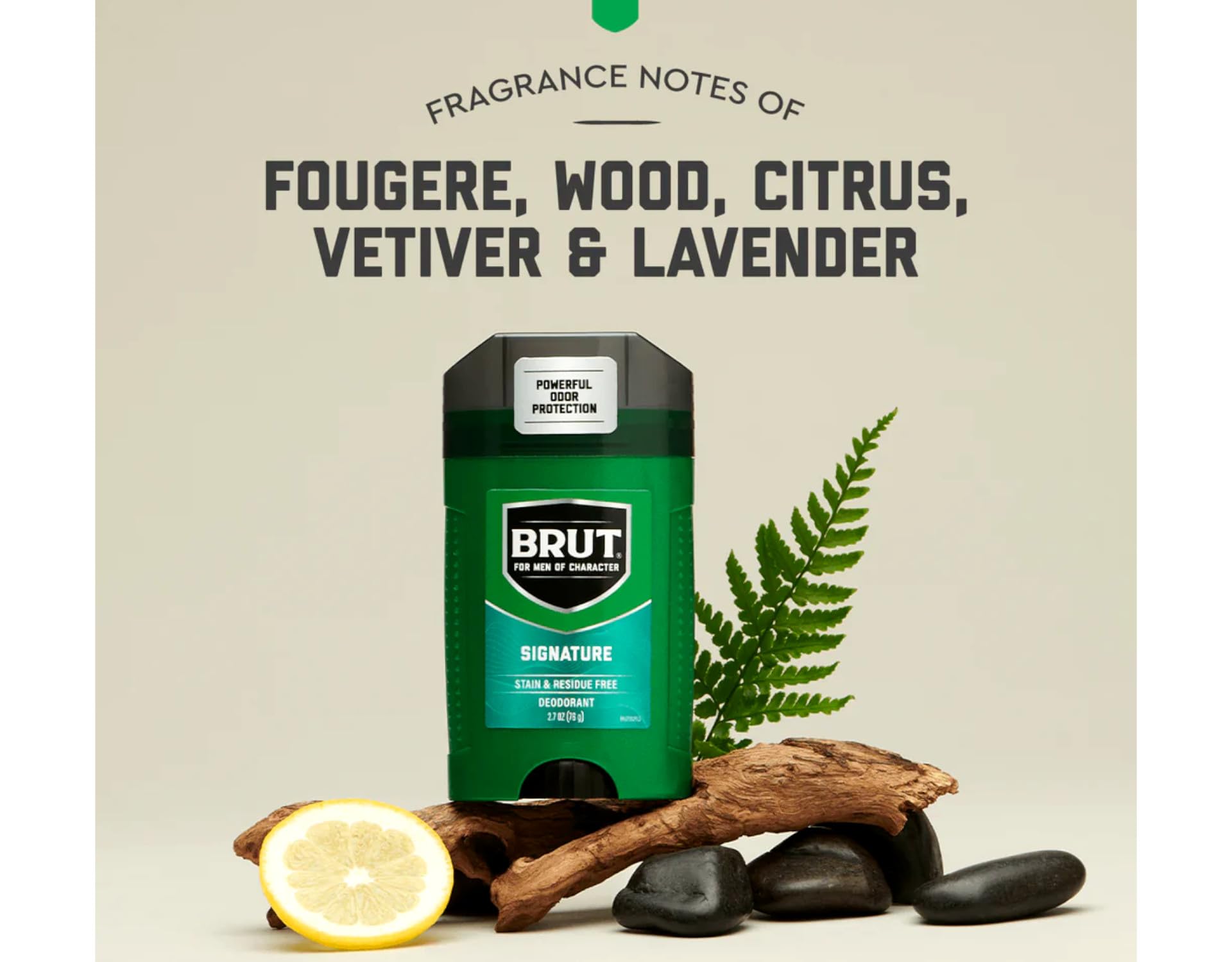 Brut Deodorant Signature Scent 2.7 Oz. (6 Pack)