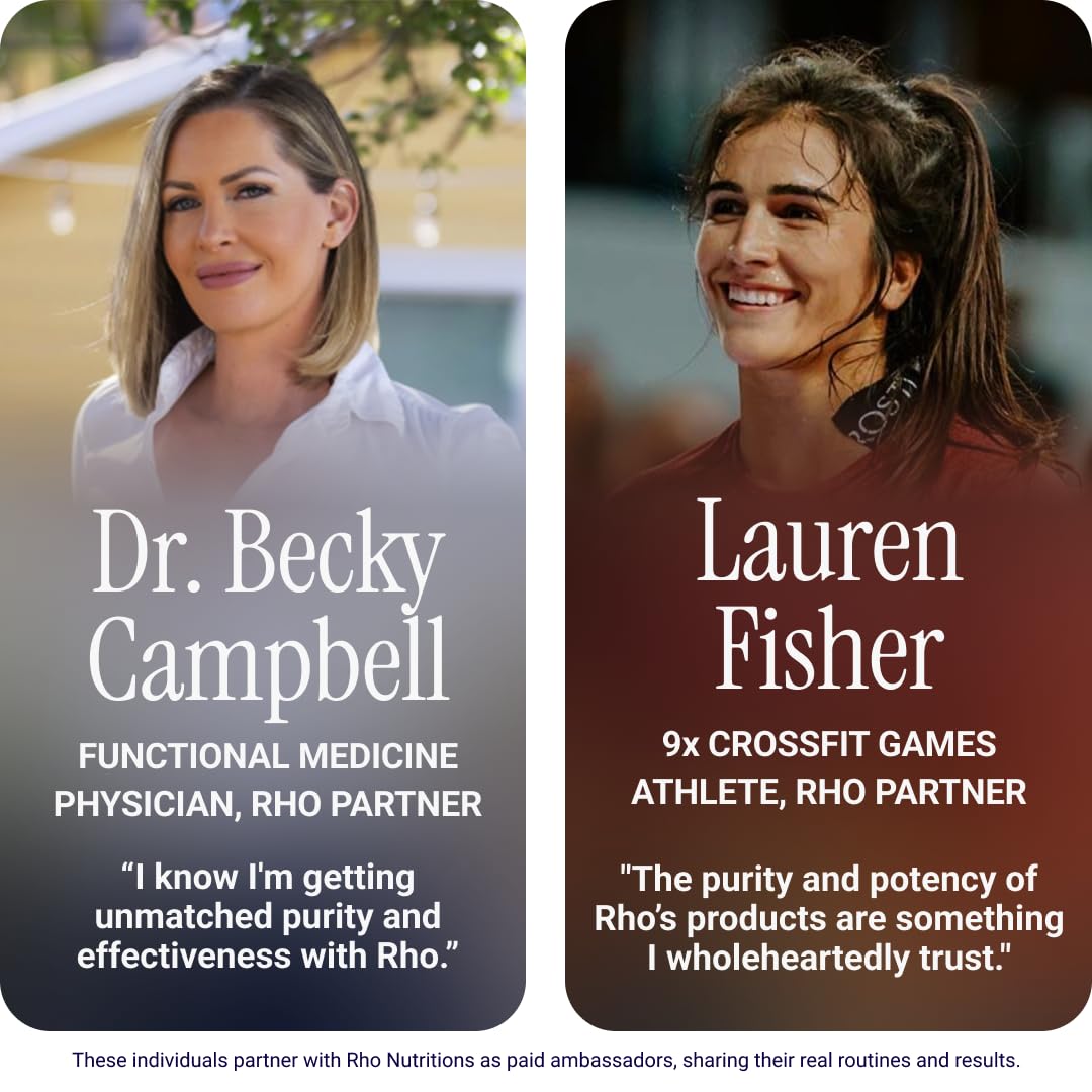 Rho Nutrition Liposomal Glutathione - Ultra High Absorption Liquid Glutathione Supplement - Supports Natural Detoxification, Immune System, Skin Health, Mental Clarity & Overall Well-Being