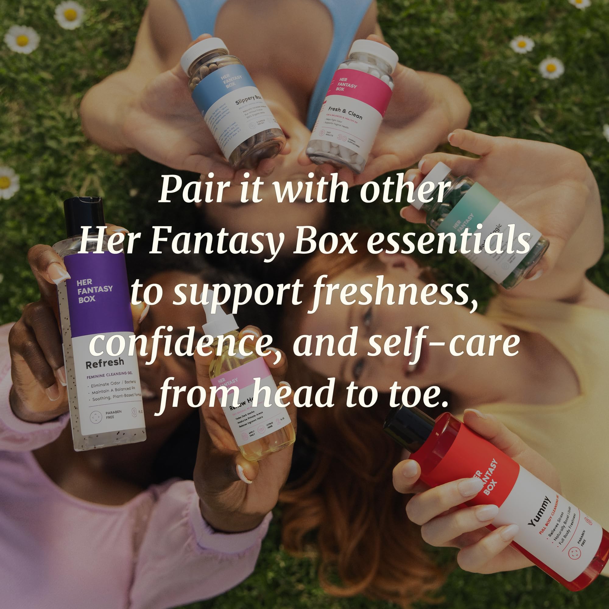 Her Fantasy Box | Body Magic | Chlorophyll Capsules – Vegan Detox & Digestion Support, Gut & Skin Health, Natural Energy Booster – 30 Capsules (200 mg)