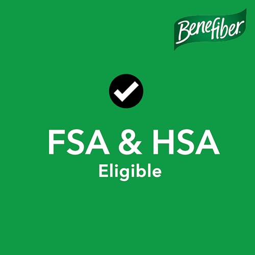 Benefiber Daily Prebiotic Fiber Supplement Powder for Digestive Health, Unflavored - 250 Teaspoons (17.6 Ounces)