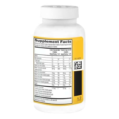 Airborne Vitamin C 1000mg (per Serving) - Citrus Chewable Tablets (96 Count in a Box) - Packaging May Vary