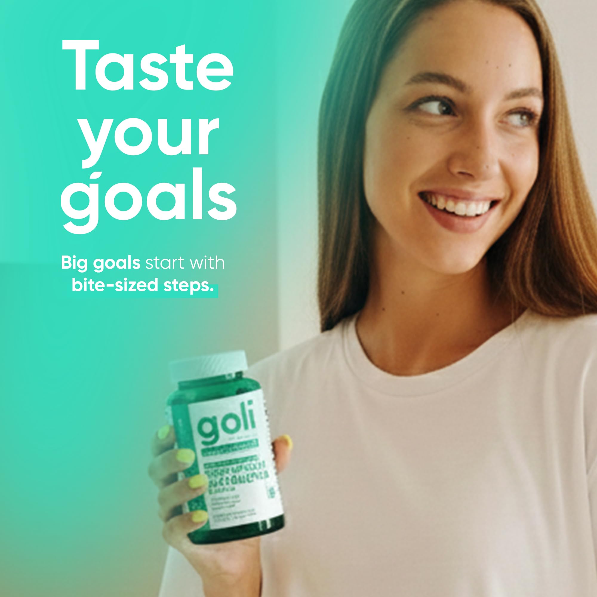 Goli Zero Sugar Trio - World's First 3-in-1 Pre, Post, Probiotic, Apple Cider Vinegar with Vitamin B12 and Probiotics, Ashwagandha & L-Theanine, Vitamin D Gummies