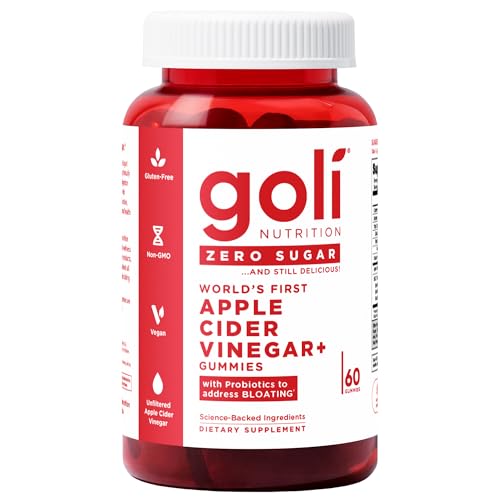 Goli Zero Sugar Trio - World's First 3-in-1 Pre, Post, Probiotic, Apple Cider Vinegar with Vitamin B12 and Probiotics, Ashwagandha & L-Theanine, Vitamin D Gummies