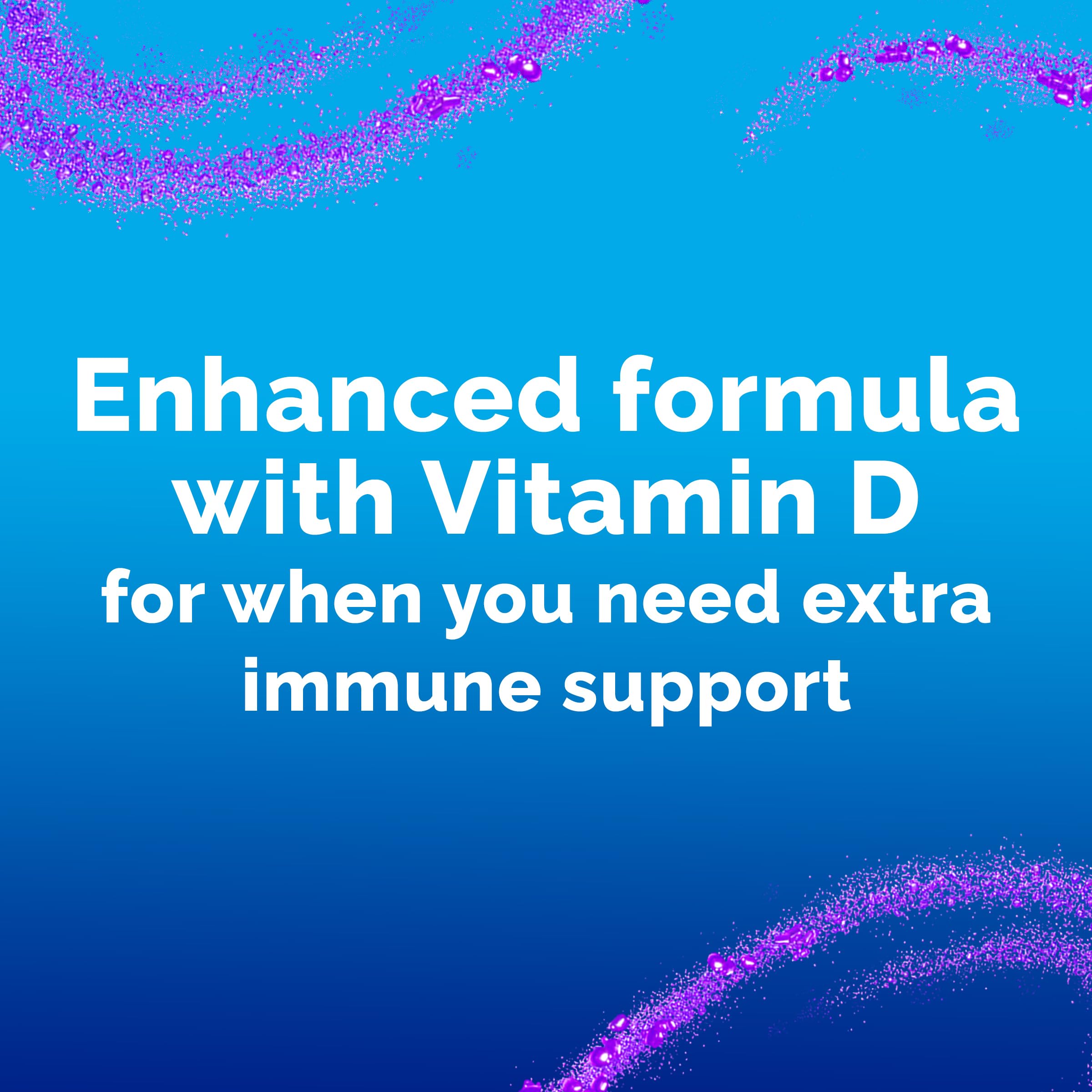 Emergen-C Immune Plus Crystals, On-The-Go Immune Support Supplement with Vitamin C, Vitamin D, B Vitamins, Zinc and Manganese, Berry Lemonade - 28 Stick Packs