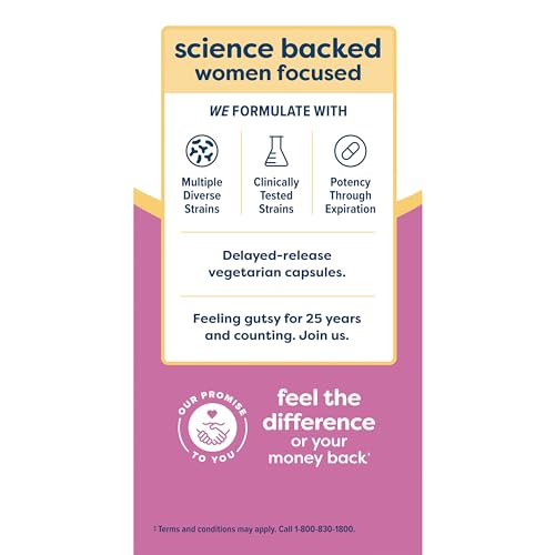 Renew Life Women's Probiotic Capsules, Supports pH Balance for Women, Vaginal, Urinary, Digestive and Immune Health, L. Rhamnosus GG, Dairy, Soy and Gluten-Free, 25 Billion CFU - 60 Ct