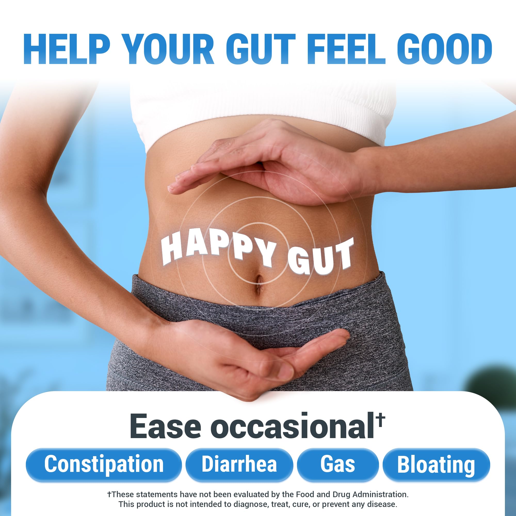 Dr. Berg Probiotic Supplement (60 Billion CFUs) - Helps Ease Occasional Constipation, Diarrhea, Gas & Bloating* - Pre and Probiotics for Digestive Health - 30 Probiotic Capsules