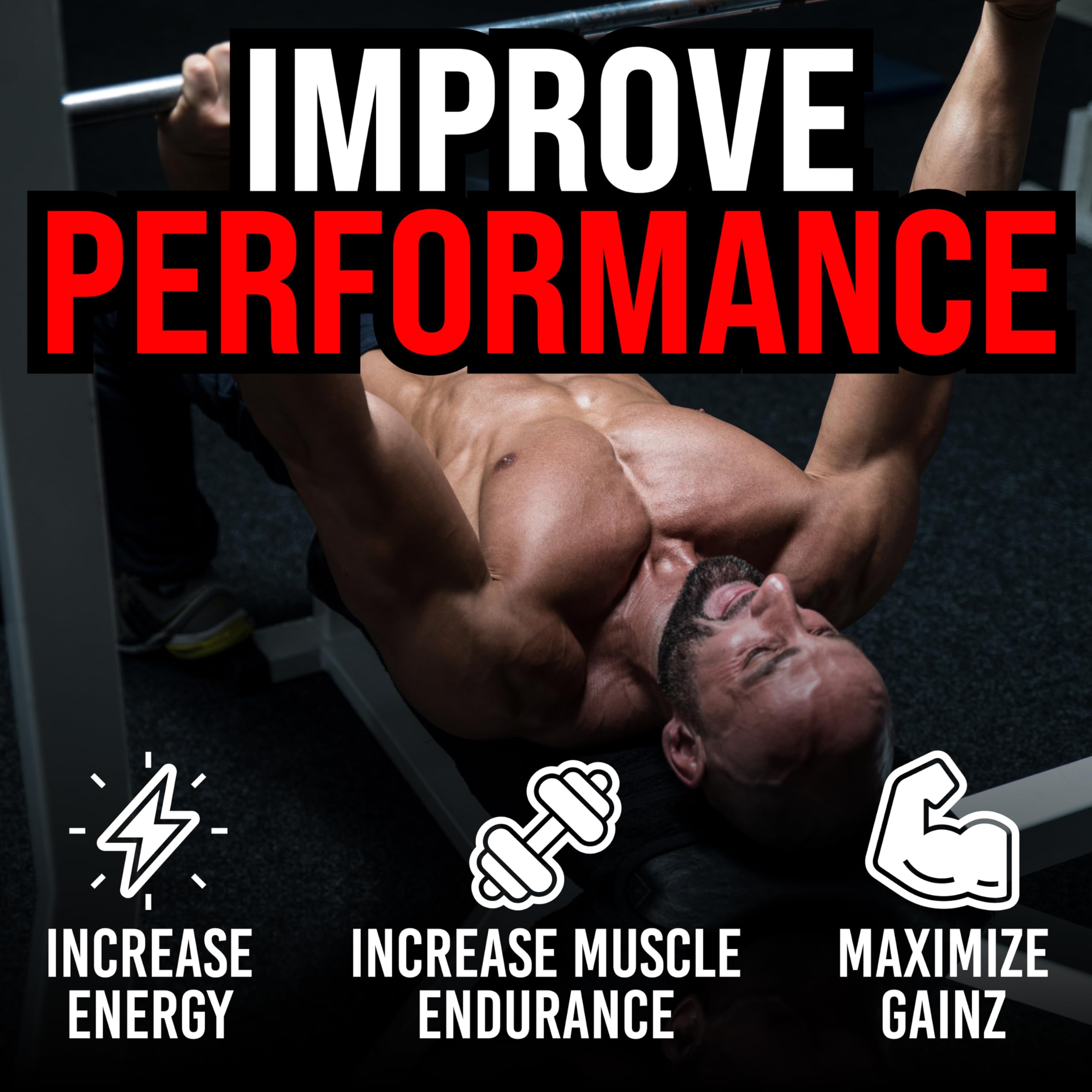 Bucked Up Blue Rasberry Creatine for Women and Men - Easy to Mix Vegetarian - Flavored Creatine Monohydrate Powder - Made in USA - 5G Per Serving - 50 Servings - 250 Grams Per Container