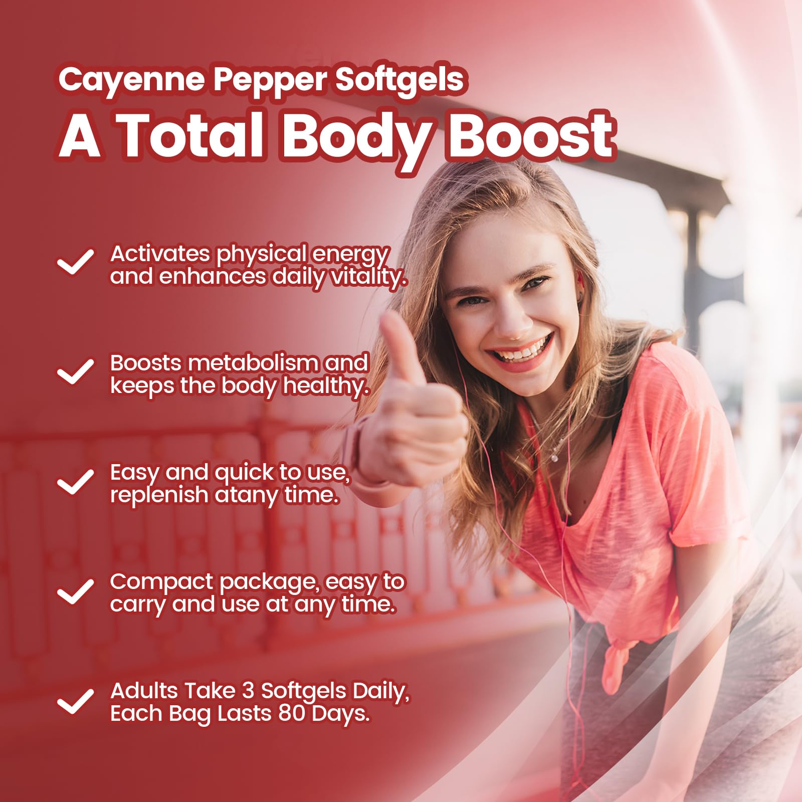 VivoNu Cayenne Pepper Softgels Supplement, Supports Leg Vein, Heart and Blood Vessel Health, with Vitamin E D3+K2 and Extracts of Grape Seed, Hawthorn, Beetroot, Berberine and Other