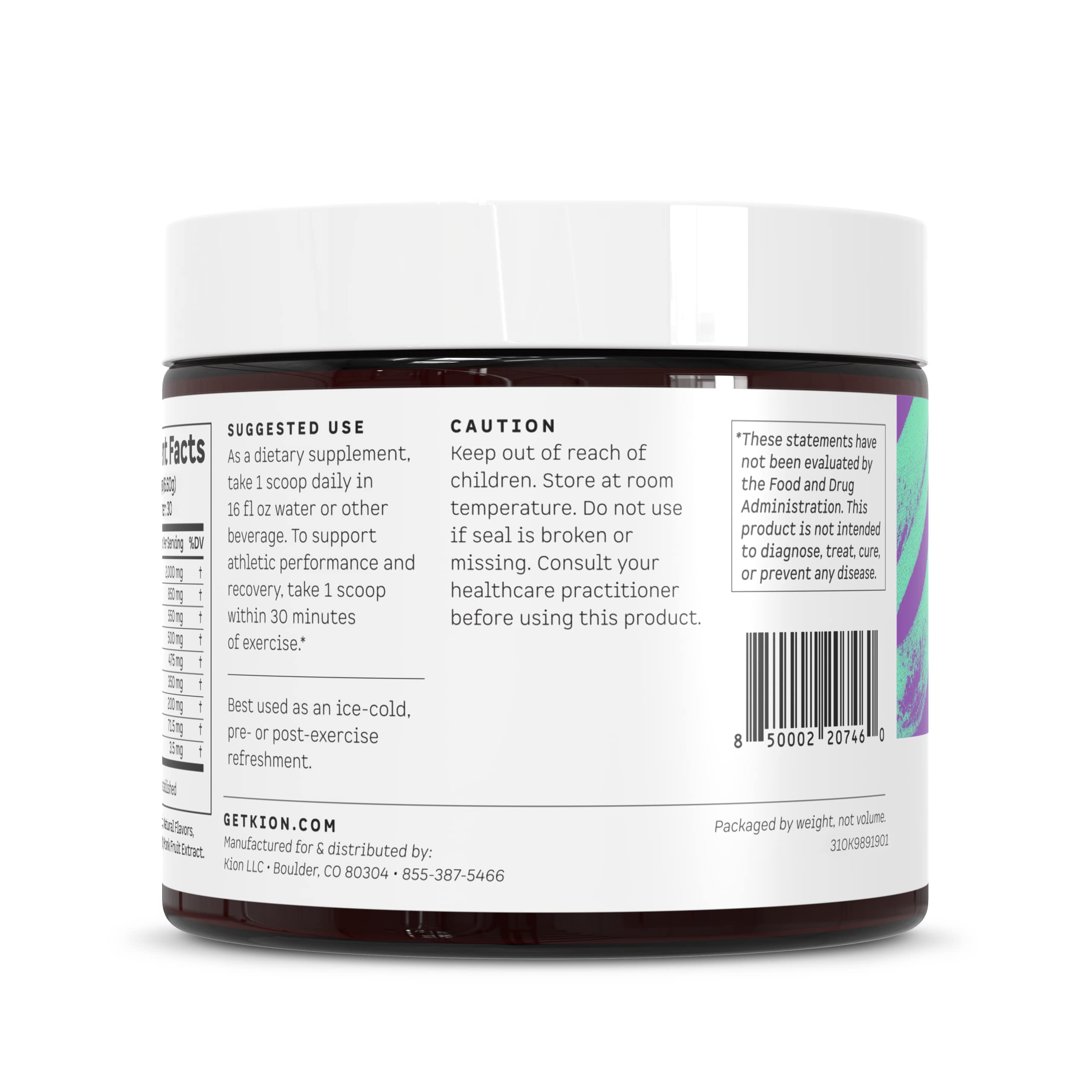 Kion Aminos - Essential Amino Acids Supplement, Essential Amino Acids Powder for Muscle Recovery, BCAA EAA No Caffeine, Amino Acid Powder, Essential Amino Energy - 30 Servings, Mixed Berry