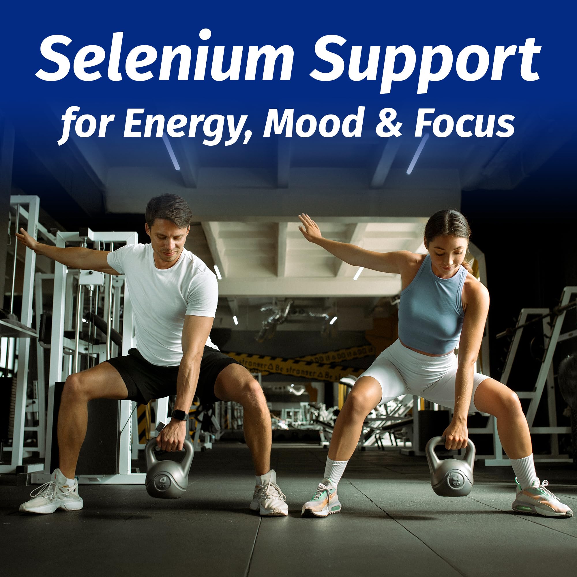 1 Body Thyroid Support Supplement for Women and Men, Selenium with Iodine, Zinc, B12, Ashwagandha and L-Tyrosine, Supports Hormone Health, Energy and Metabolism, 30 Day Supply