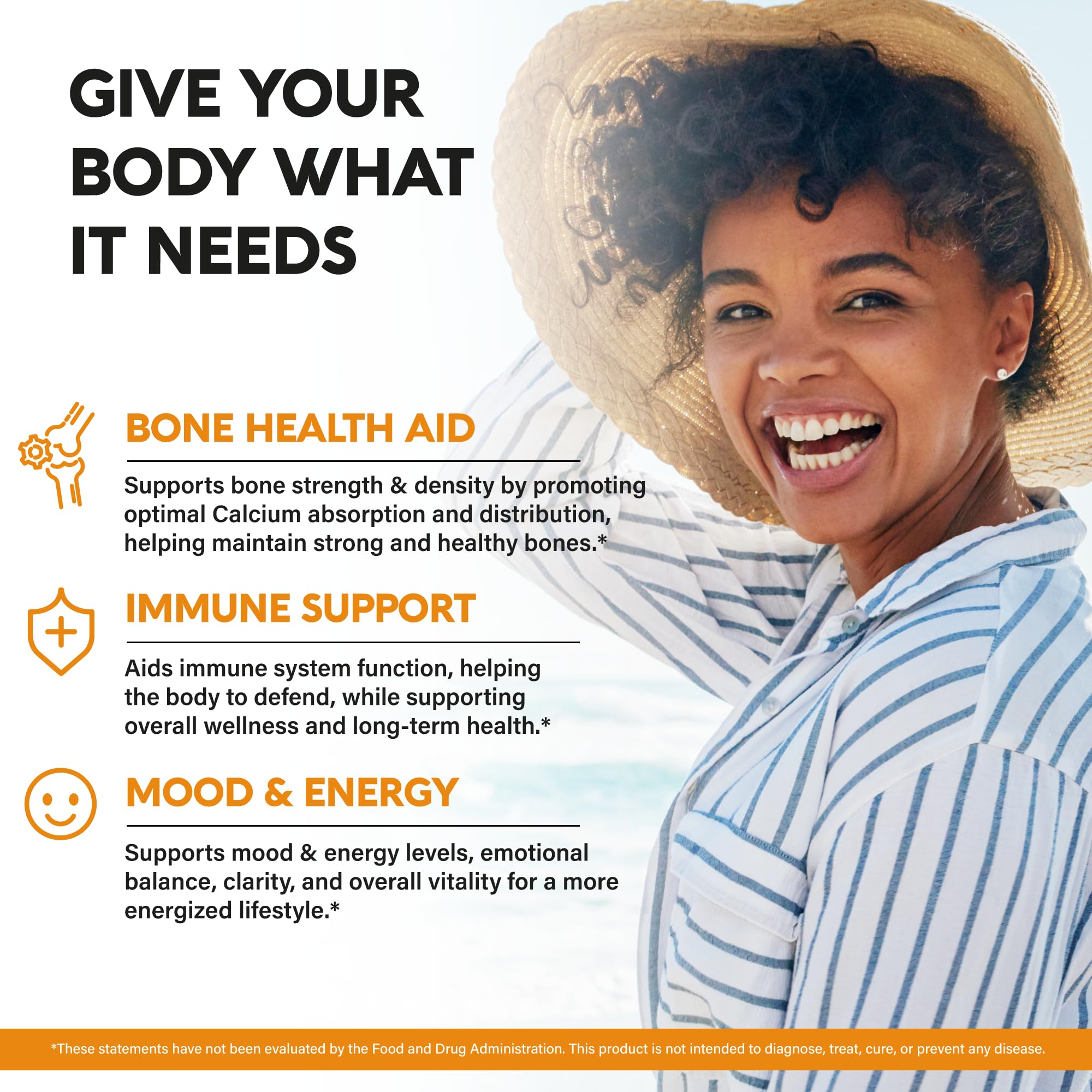 Vitamin D3 K2 - Vitamin D3 10000 iu & K2 as MK-7 120 mcg - Immune & Mood Support, for Bone & Teeth Health - with Magnesium, Zinc & Vitamin C & B12 - Highly Bioavailable - Made in USA, 240 Capsules