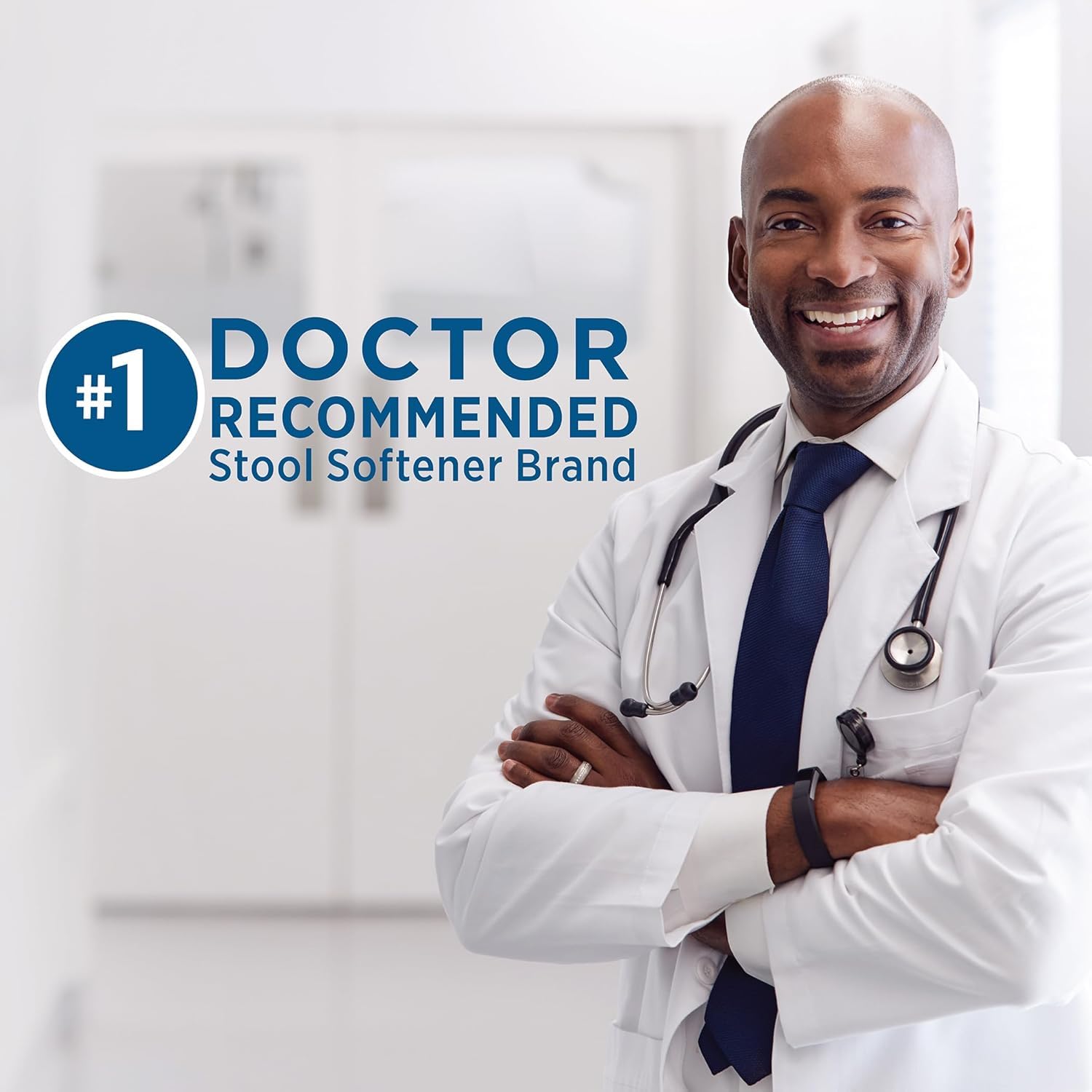 Colace Stool Softener Gummies, Gentle Dependable Constipation Relief Magnesium Citrate Gummies, No.1 Doctor Recommended Stool Softener Brand, Berry Flavored 60ct (Pack of 2)