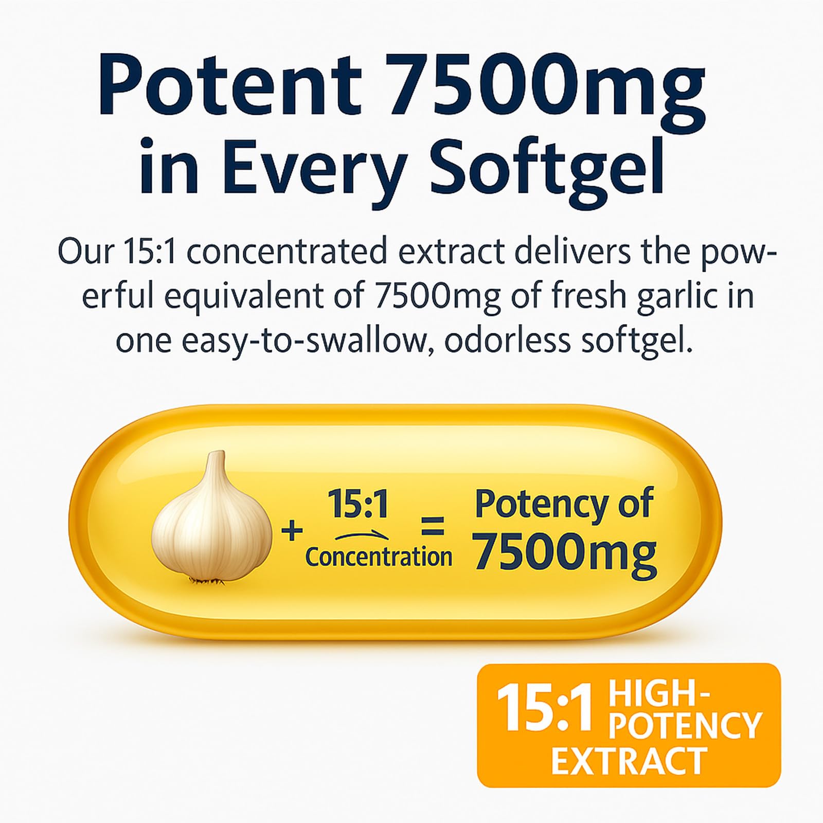 Elare Aged Garlic Extract – 300 Count 7500mg Odorless Organic Garlic Supplement for Heart & Immune Support – Vegetarian, Non-GMO, All-Natural Softgels, 2-Year Matured for Antioxidant Wellness (1)