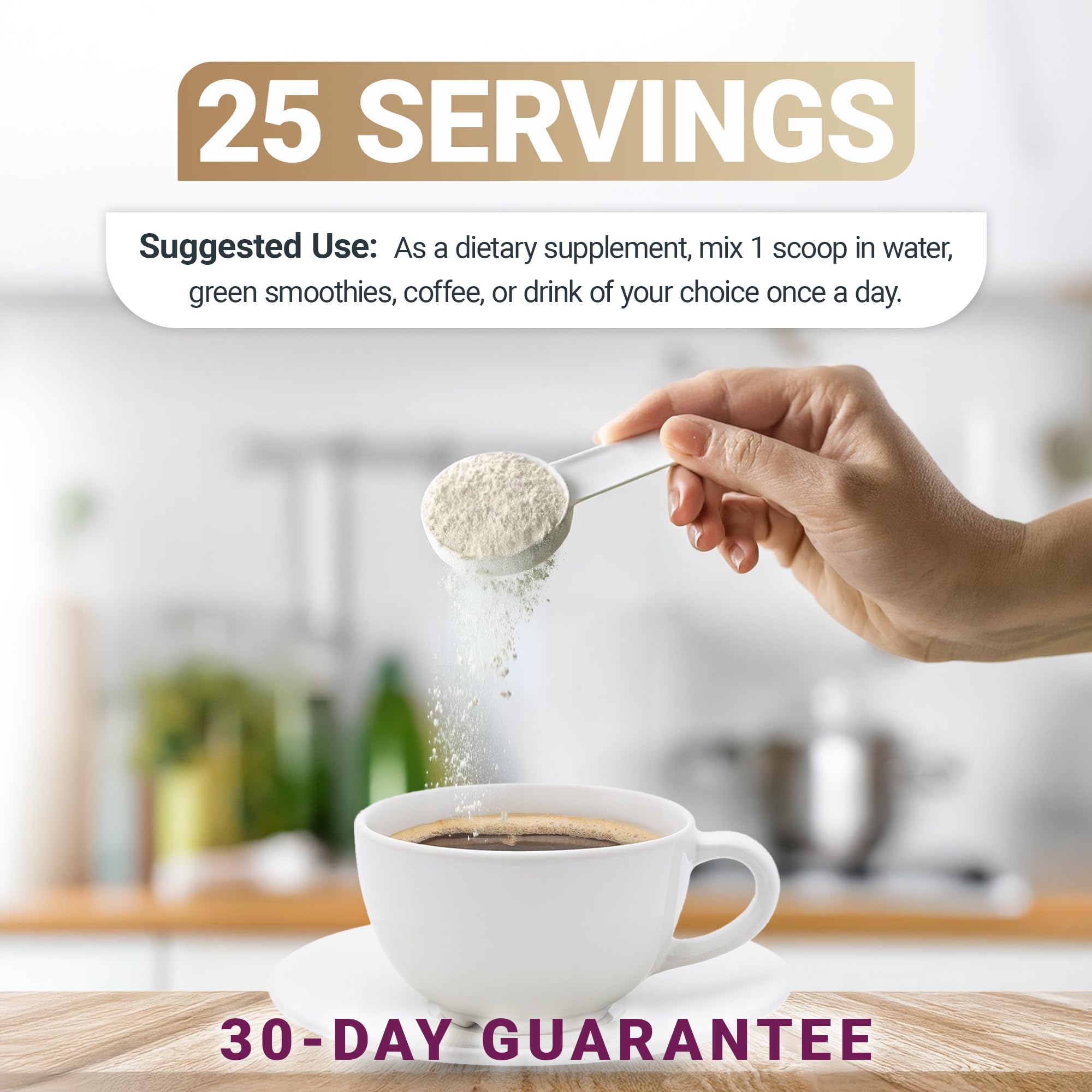 Dr. Berg Multi Collagen Peptides Powder Types I, II, III, V, X - Unflavored Collagen Powder w/ 14 g of Protein - Grass-Fed, Pasture-Raised & Wild-Caught Collagen Sources - 25 Servings