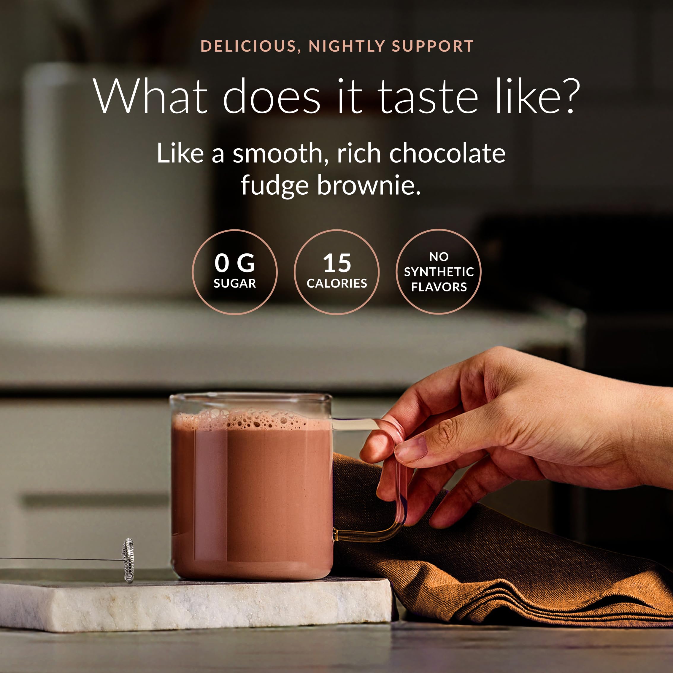 Beam Dream Sleep Powder Brownie Batter, L-Theanine, Apigenin, Reishi & Magnesium, Third Party Tested Natural Sleep Aid & Sleep Supplement, Health and Wellness Gift, Natural Sleep Support, 30 Servings