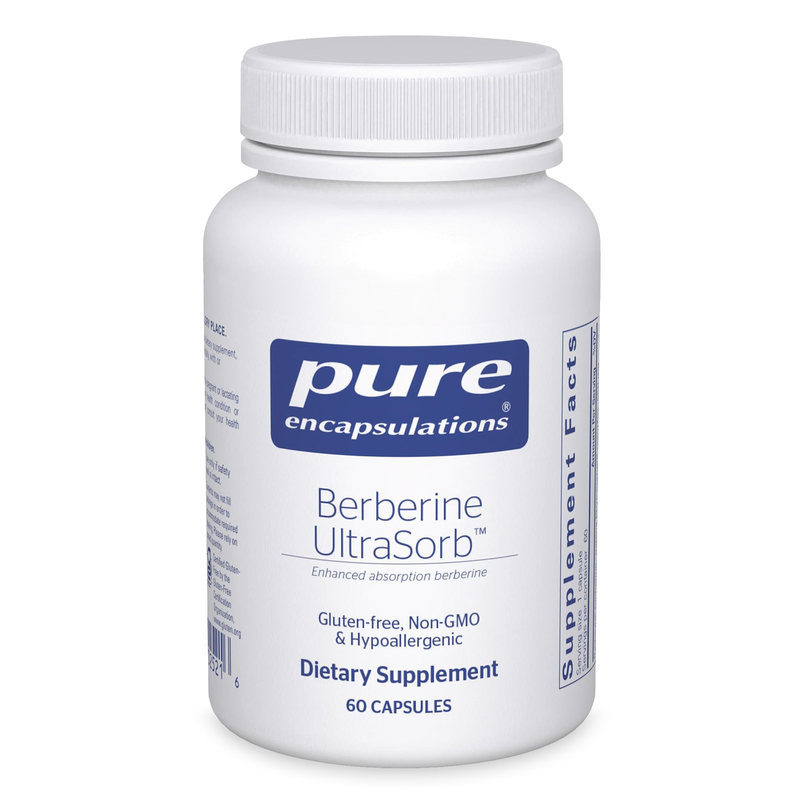 Pure Encapsulations Berberine UltraSorb - Enhanced Absorption Berberine Phytosome 550 mg - Supports Metabolic & Cardiometabolic Health* - 60 Capsules