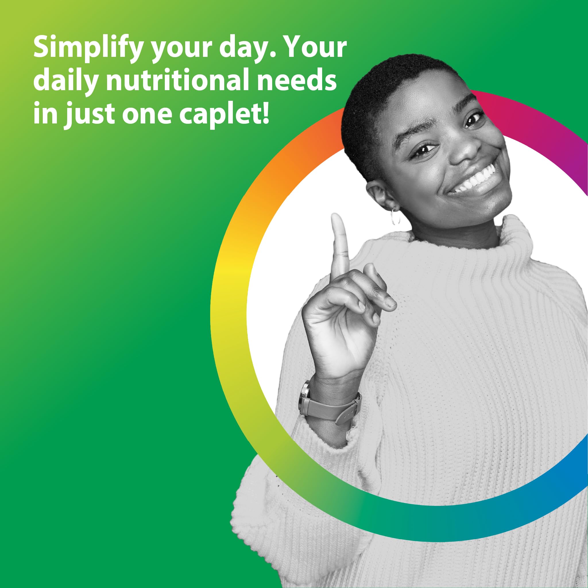 Rainbow Light Womens One High-Potency Daily Multivitamin, Womens Multivitamin Provides High-Potency Immune Support, With Vitamin C, Biotin and Ashwagandha, Vegetarian, 150 Count