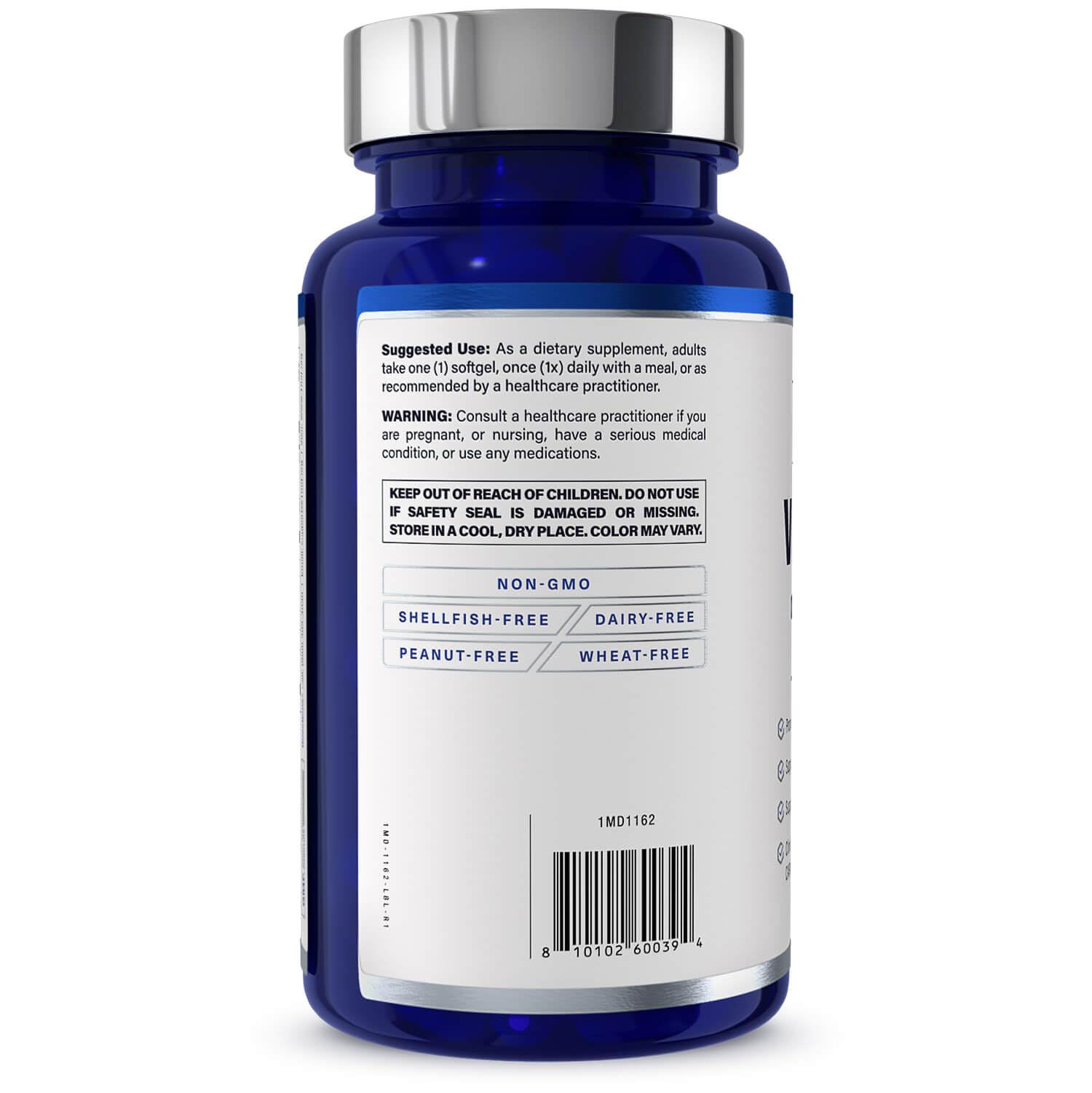 1MD Nutrition VisionMD Eye Vitamin CARMIS - Eye Supplement for Adults - with OptiLut Lutein & Zeaxanthin - Supports Vision Health Care, Everyday Eye Strain, & Occasional Dry Eye - 30 Softgels