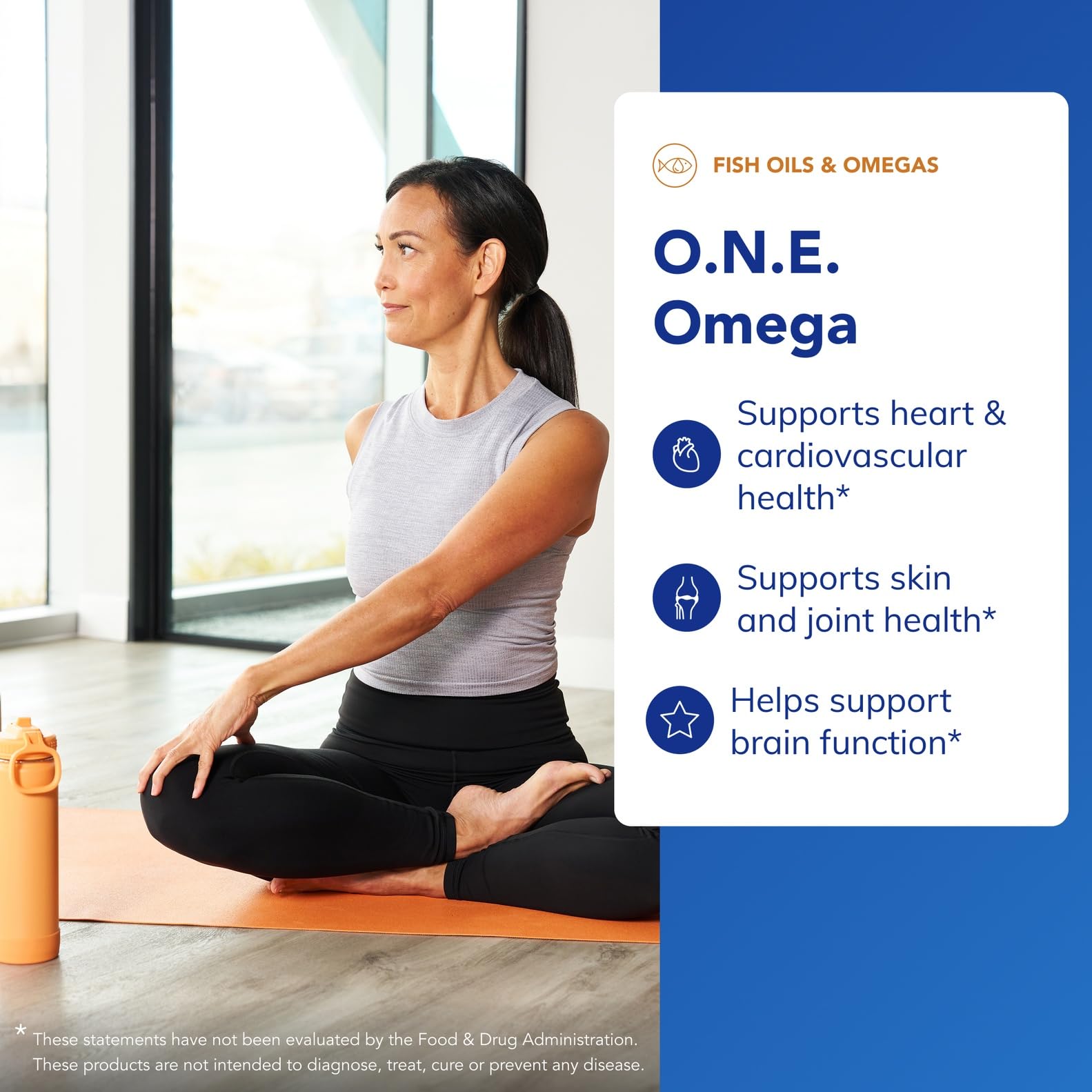 Pure Encapsulations O.N.E. Omega - Fish Oil Supplement for Heart Health, Joints, Skin, Eyes, and Cognition* - Fish Oil Concentrate with EPA and DHA - 60 Softgel Capsules