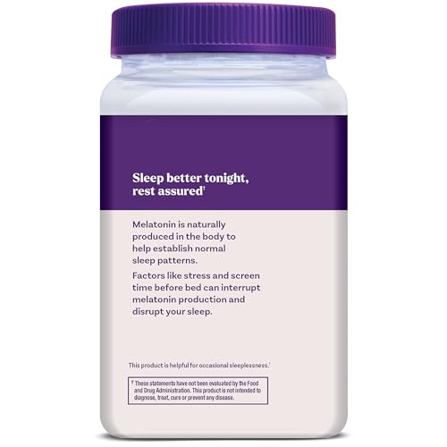 Natrol Melatonin Gummies, Sleep Support, 190 Strawberry-Flavored Adult Melatonin Gummies, 10 mg Sleep Aids for Adults