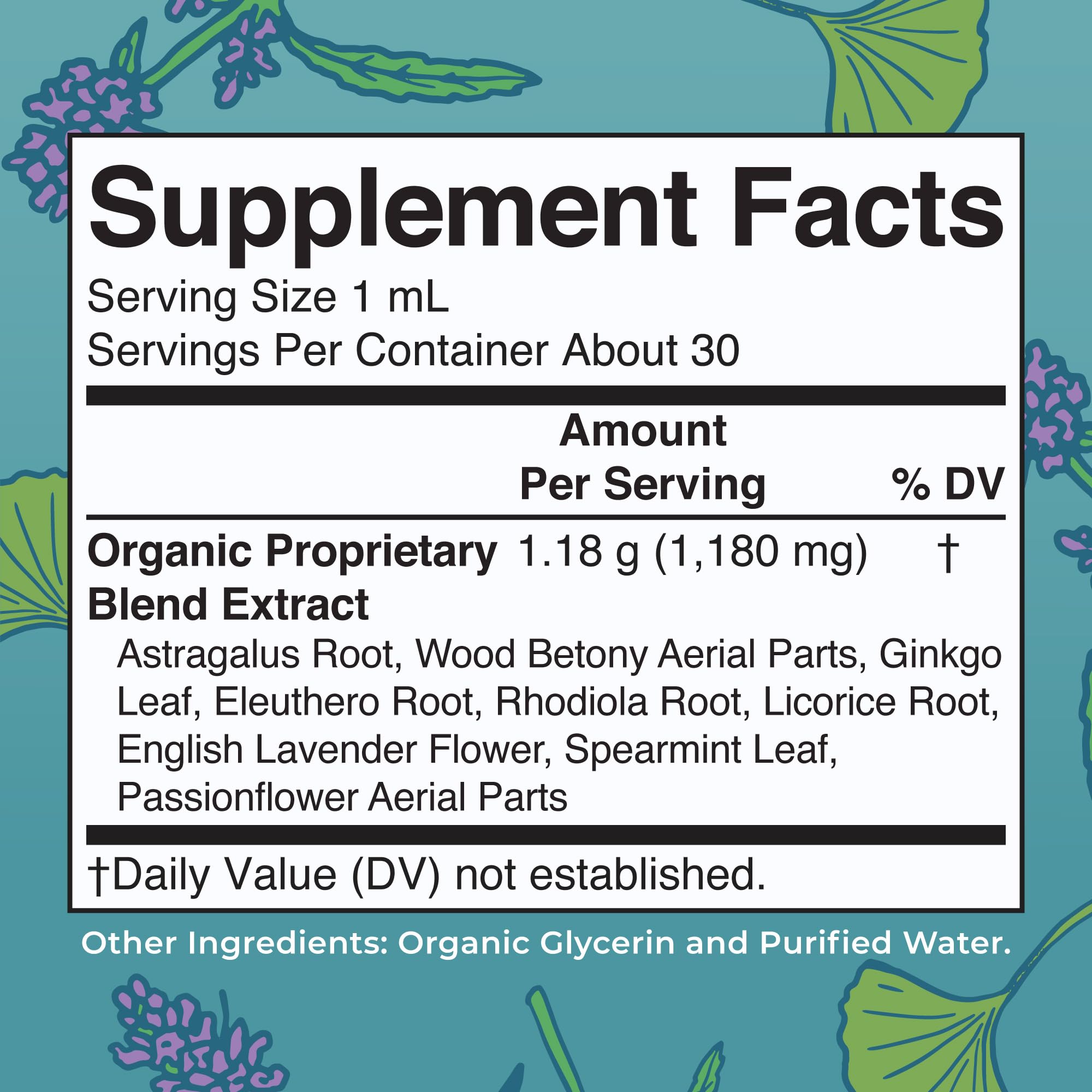 MaryRuth Organics Kids Focus & Attention Drops | USDA Organic Drops | Ginkgo Biloba | Rhodiola Root & Licorice Root | Adaptogenic | Calm | Vegan | Non-GMO | Gluten Free | 30 Servings