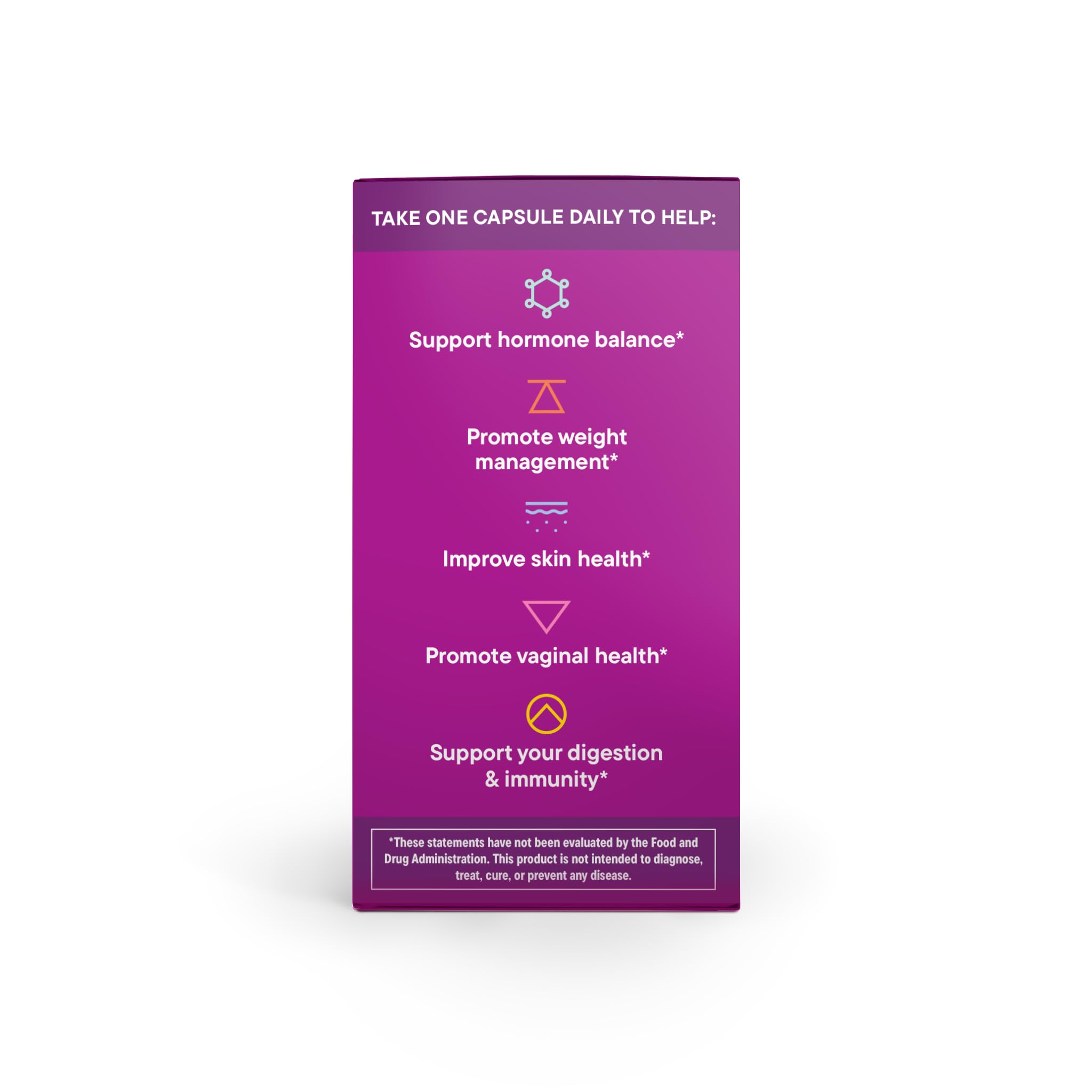 Daily Nouri Hormone Balance Probiotics for Women | Hormonal Balance Support | Vaginal pH + Gut Health | 7 Clinically Studied Strains + Omega | 30-Day Supply