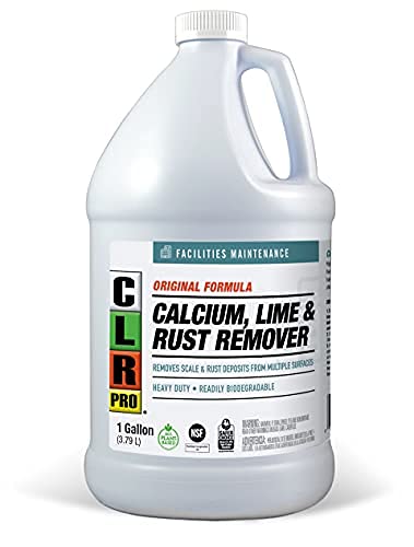 CLR PRO Calcium, Lime and Rust Remover, 1 Gallon Bottle (Pack of 2)