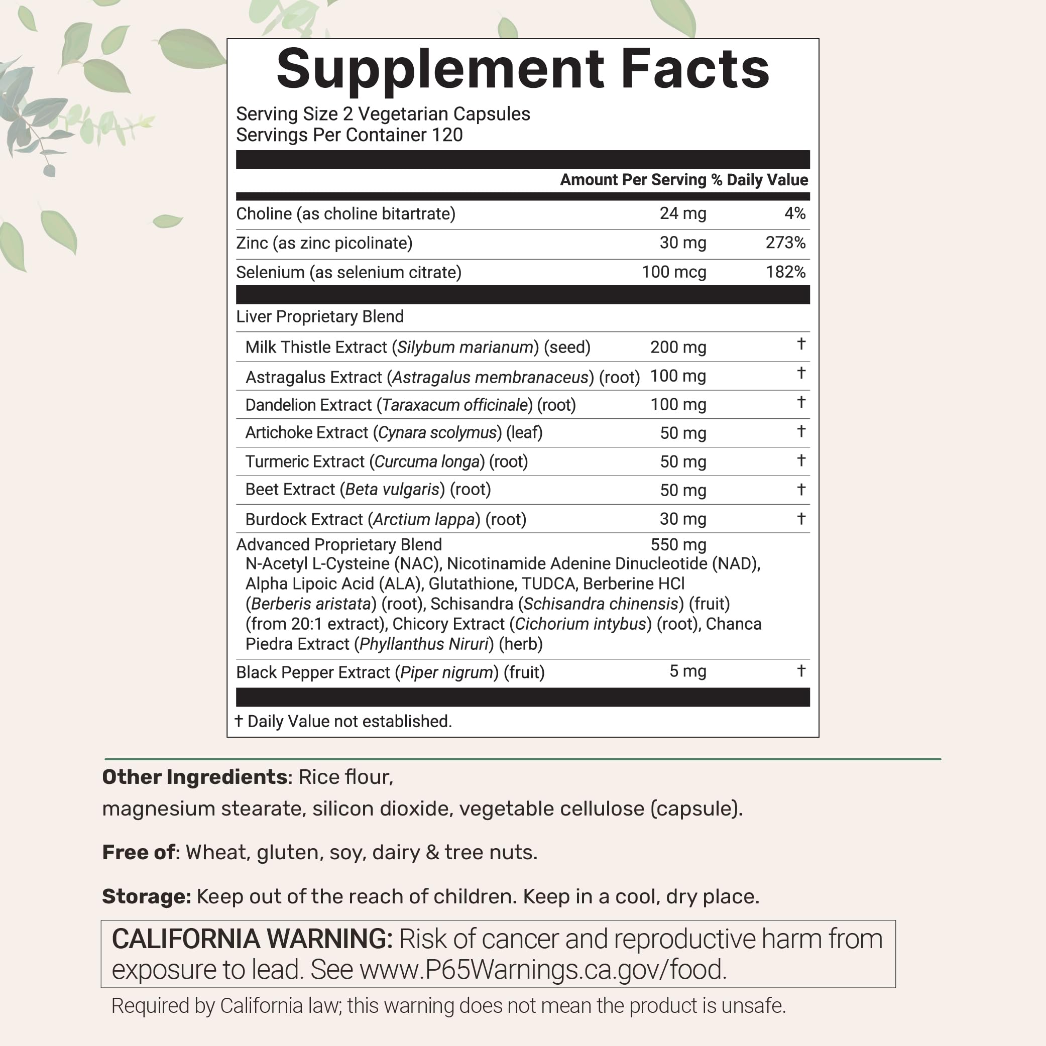 Liver Advanced+, 480 Veggie Capsules | 20-in-1 Complex + Milk Thistle, Dandelion, NAD, NAC, ALA, TUDCA, Glutathione, Artichoke, Turmeric, & Astragalus | Non-GMO, Gluten Free