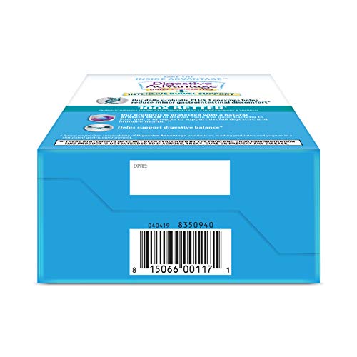 IBS Daily Probiotic Capsules for Digestive Health & Gut Health, Digestive Advantage Probiotics For Men and Women (96 count box) - Digestible Enzymes